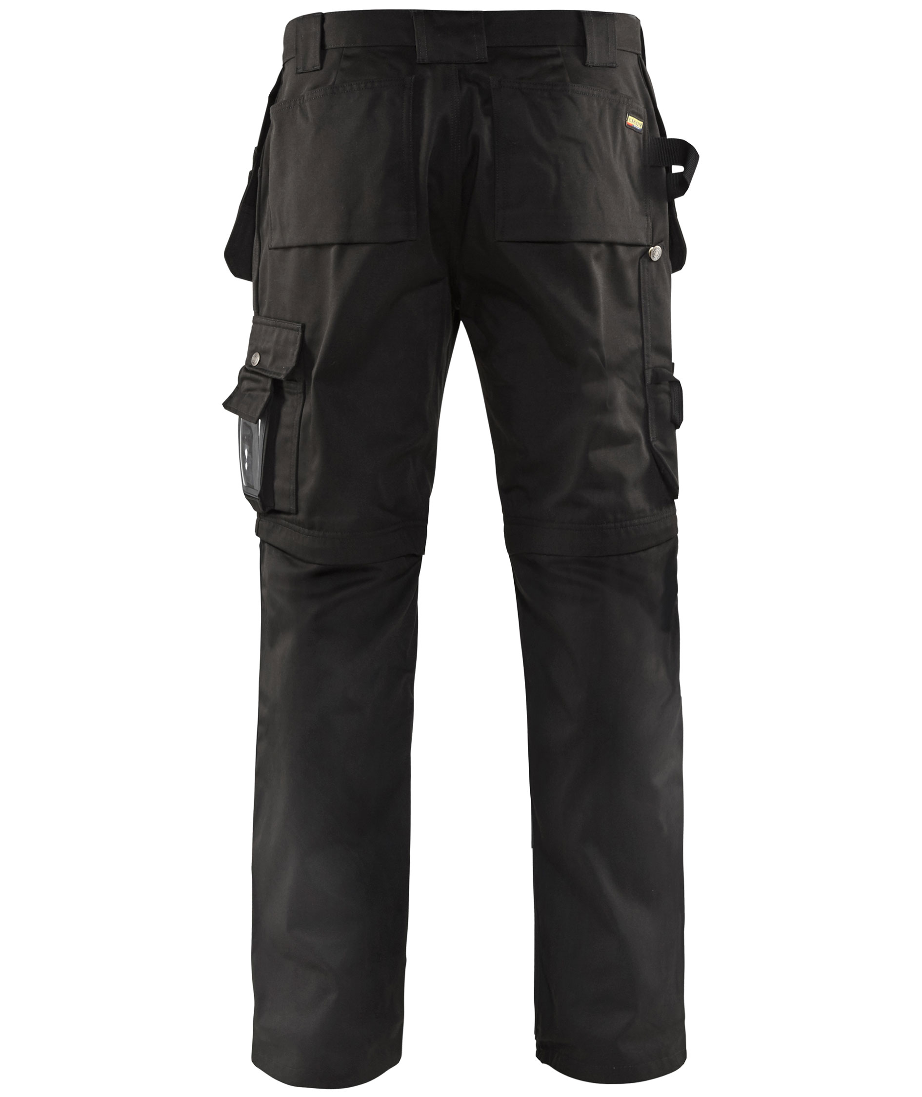 Bl&aring;kl&auml;der craftsman trousers w. zip-off, Black, large image number 2