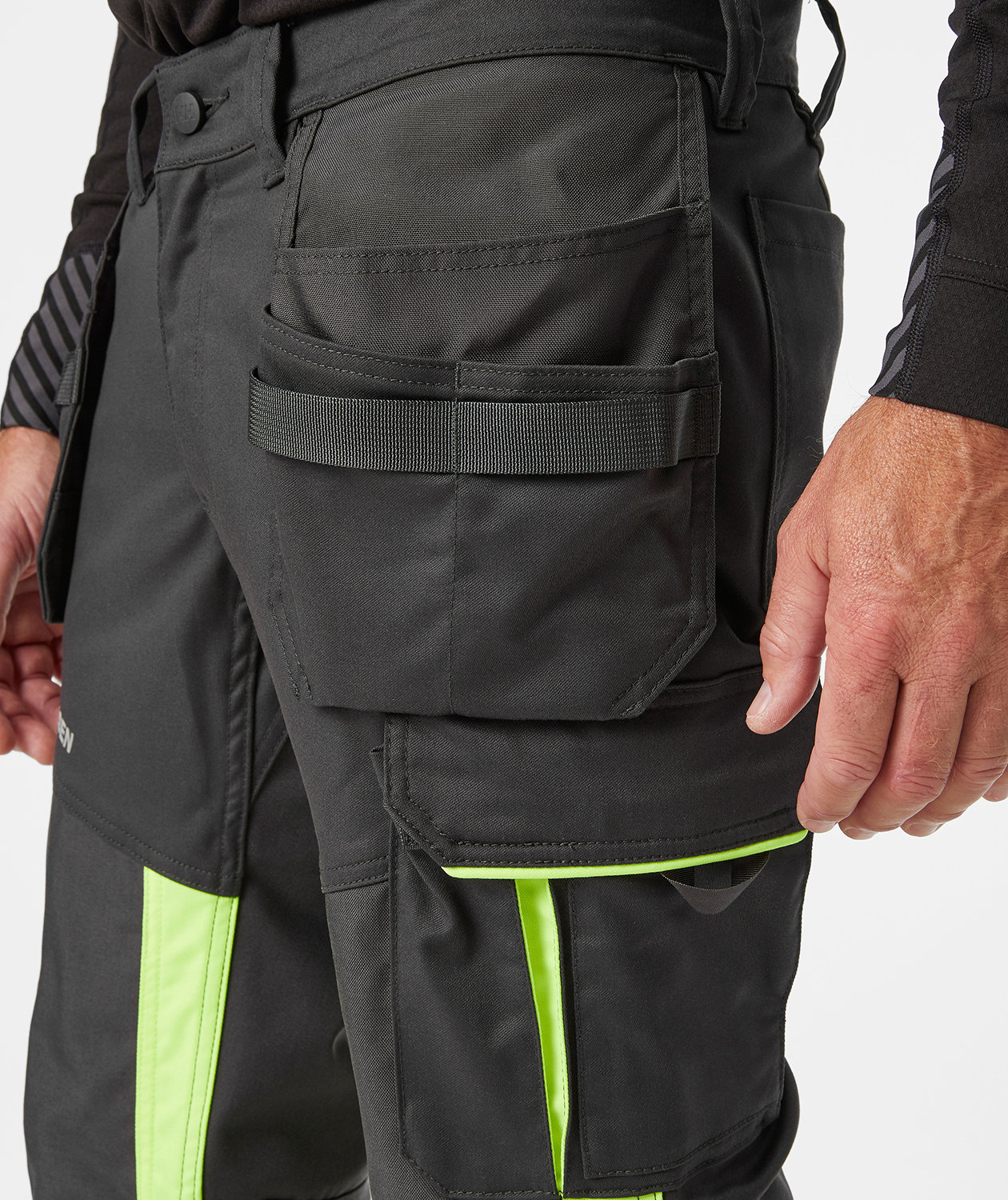 Helly Hansen Alna 2.0 Handwerkerhose, Hi-vis gelb/charcoal, large image number 4