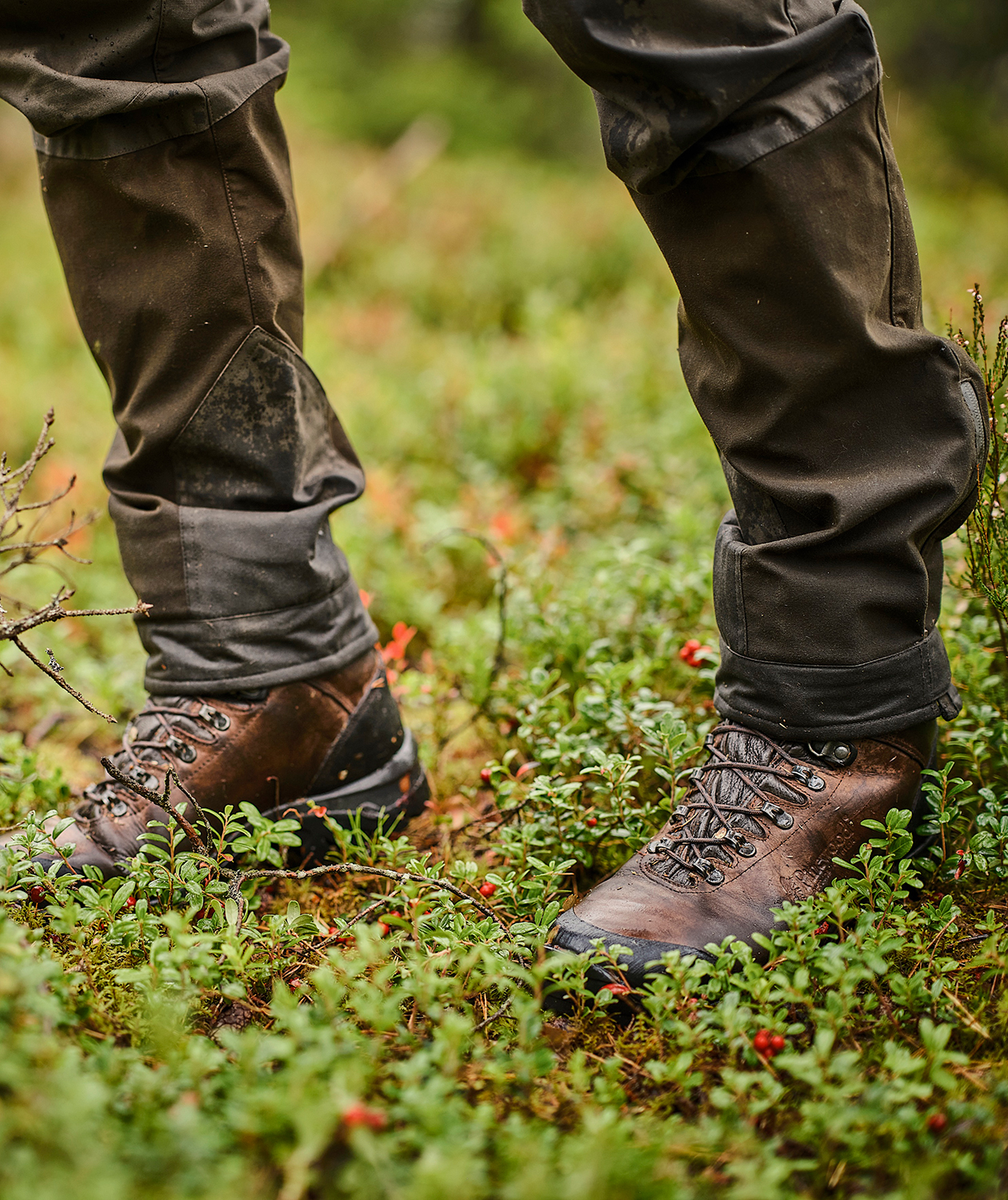 Pinewood Furudal Tracking bukser, Strata/Mossgr&oslash;n, large image number 4
