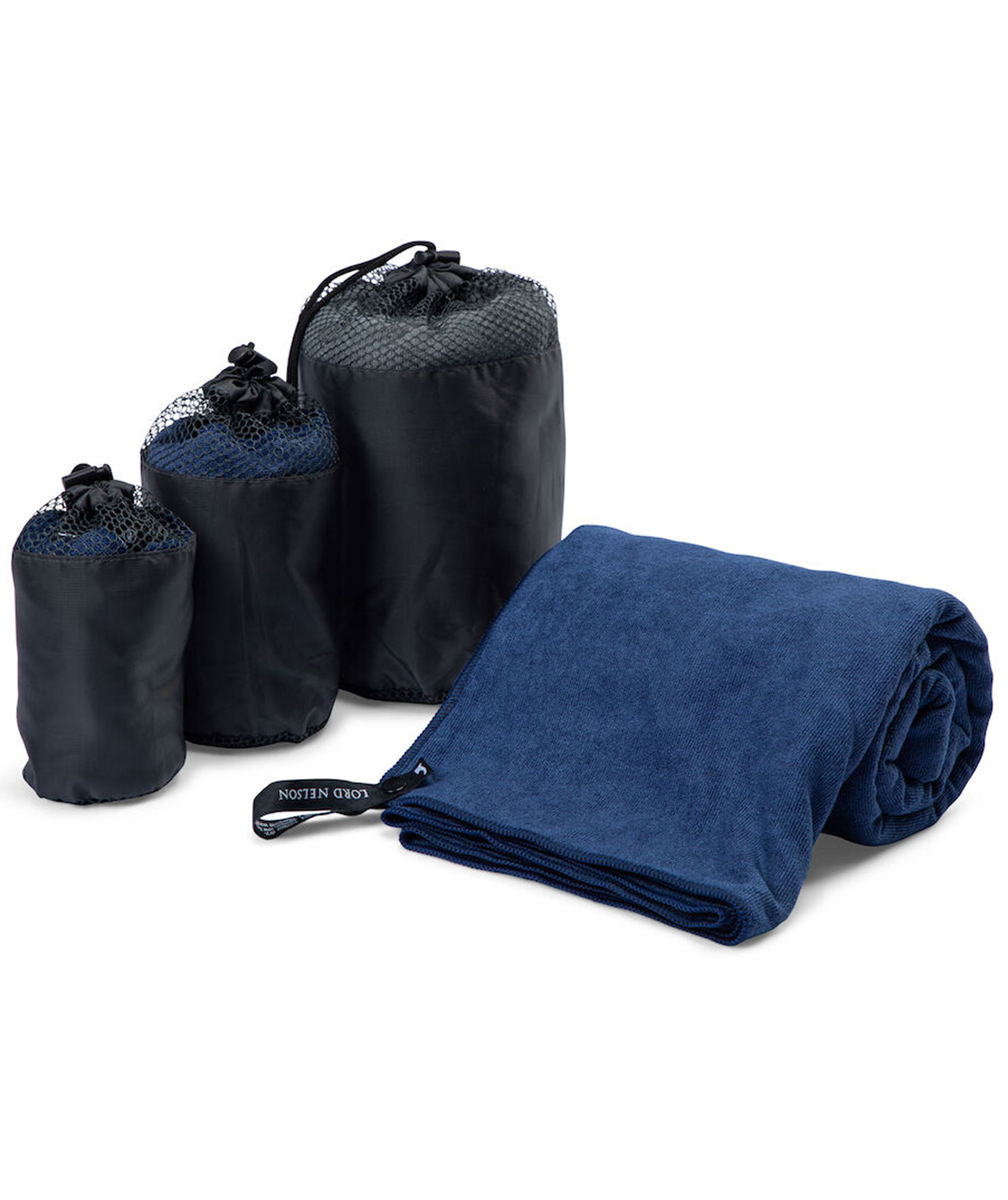 Lord Nelson Mikrofiber handduk, Navy