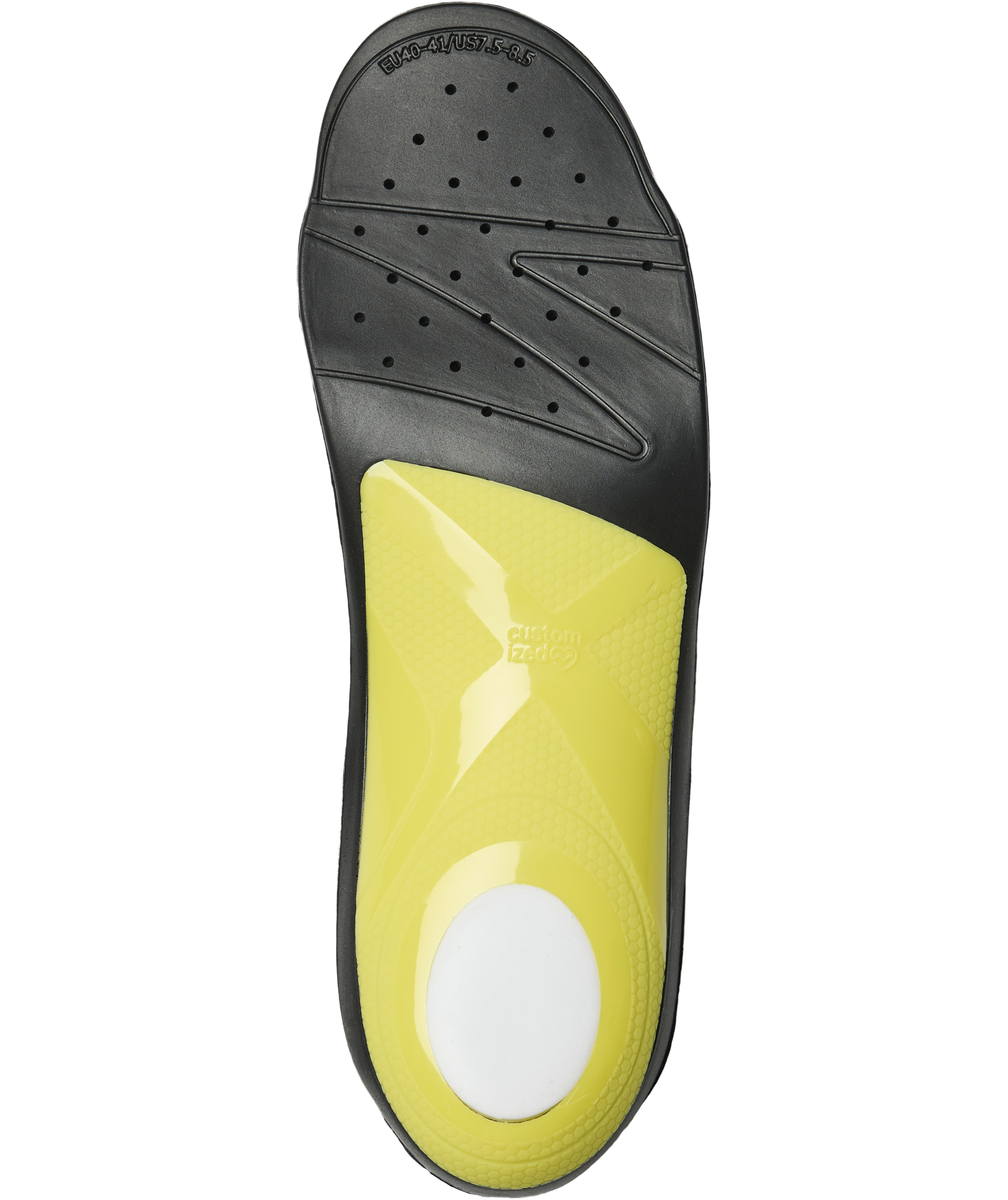 Bl&aring;kl&auml;der insoles with low arch support, Black