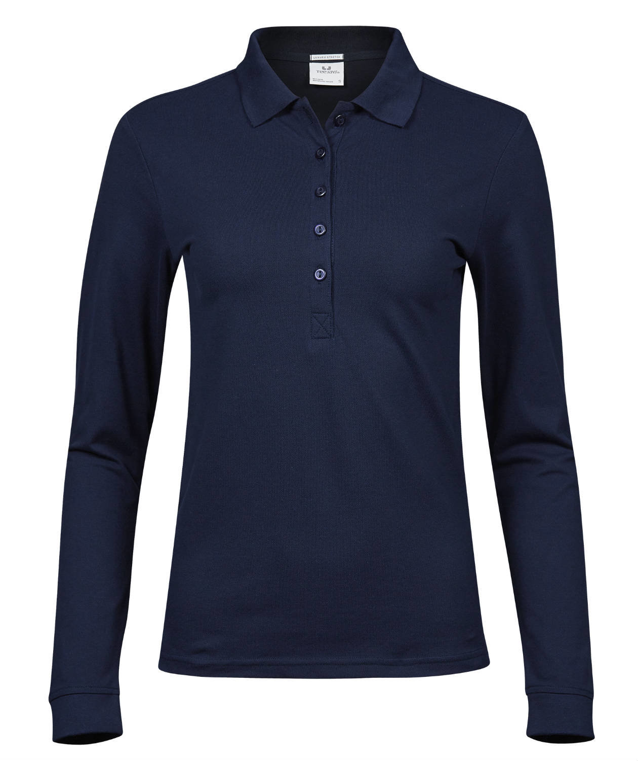 Tee Jays Luxury l&aring;ng&auml;rmad pik&eacute;tr&ouml;ja dam, Navy