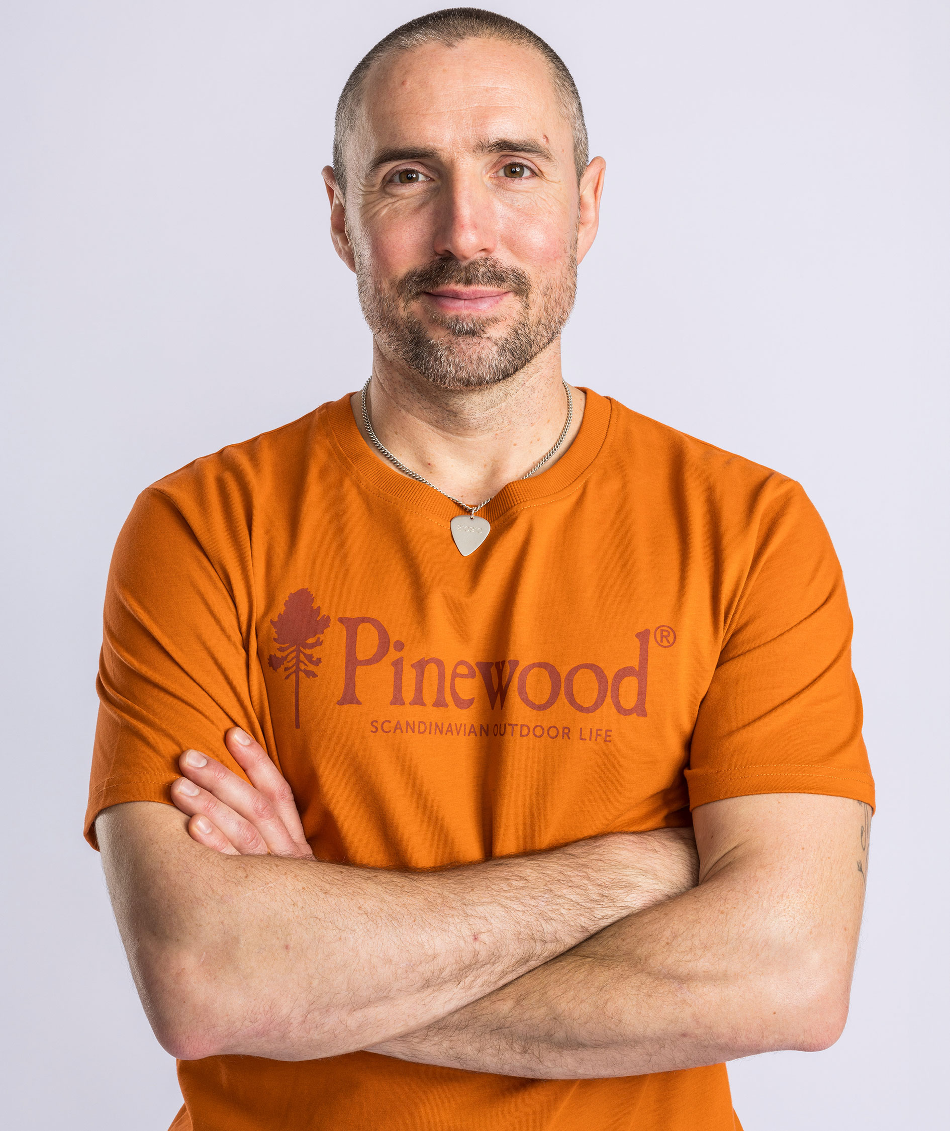 Pinewood Outdoor Life T-shirt, Burned Orange, large image number 6