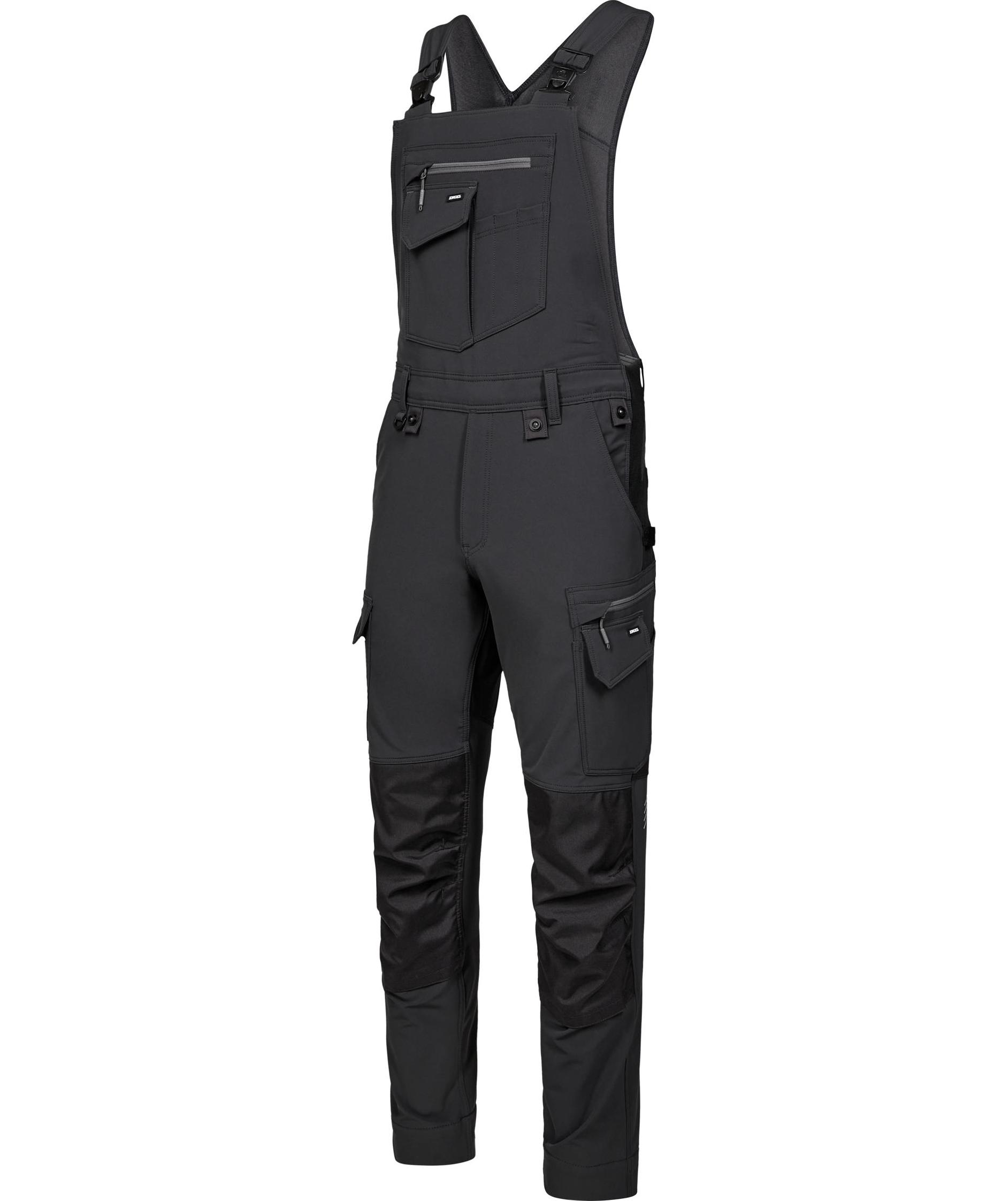 Engel Entire h&auml;ngselbyxa full stretch, Anthracite Grey/Black, large image number 5