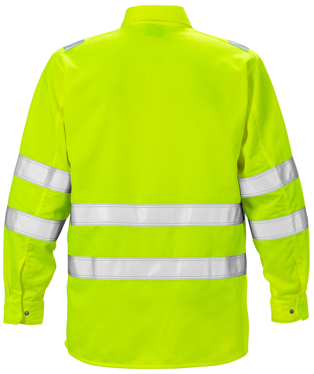 Fristads work shirt 7049, Hi-Vis Yellow, large image number 1