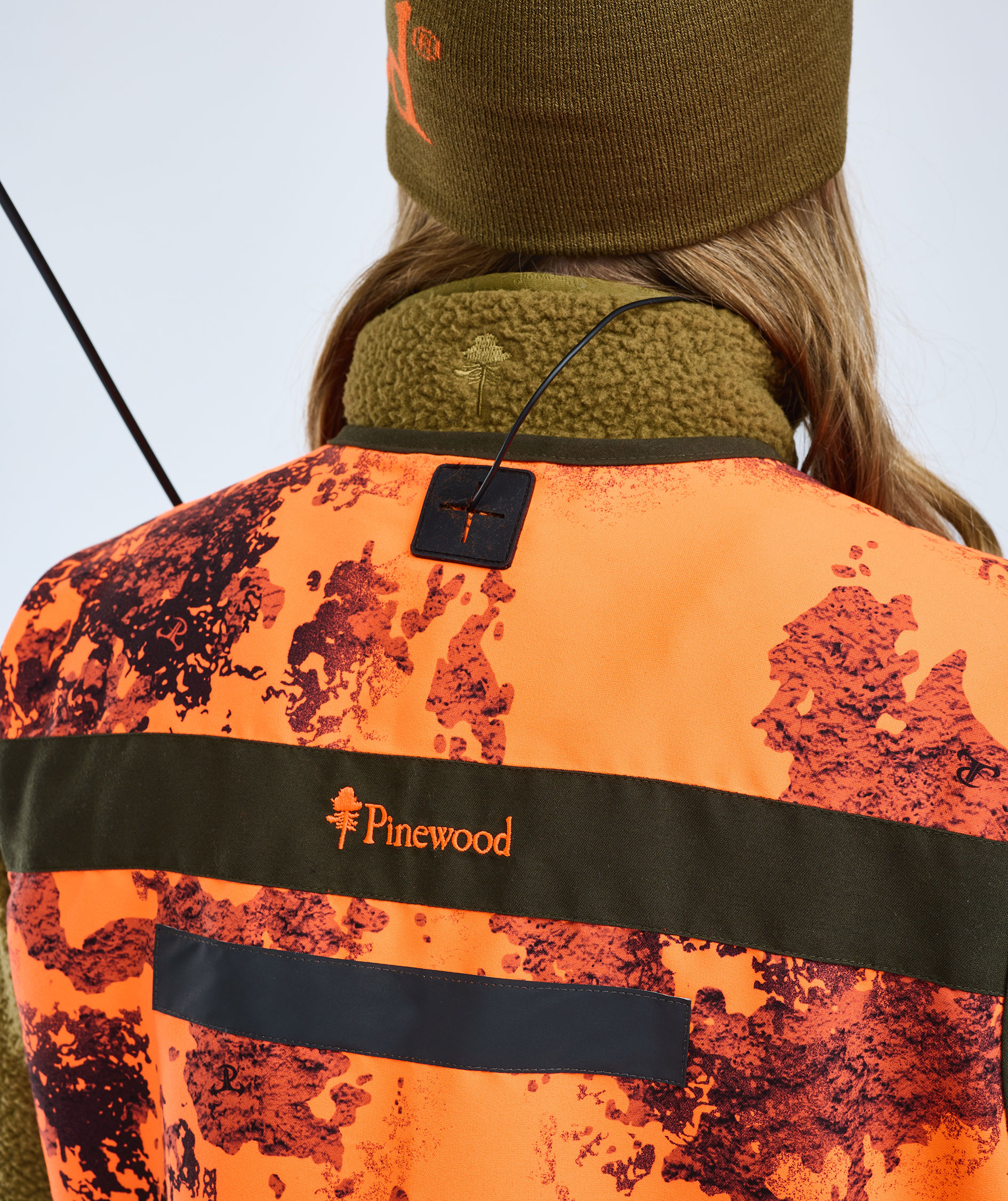 Pinewood Hunter Pro 2.0 Camou damevest, Strata Blaze/Moss Green, large image number 6