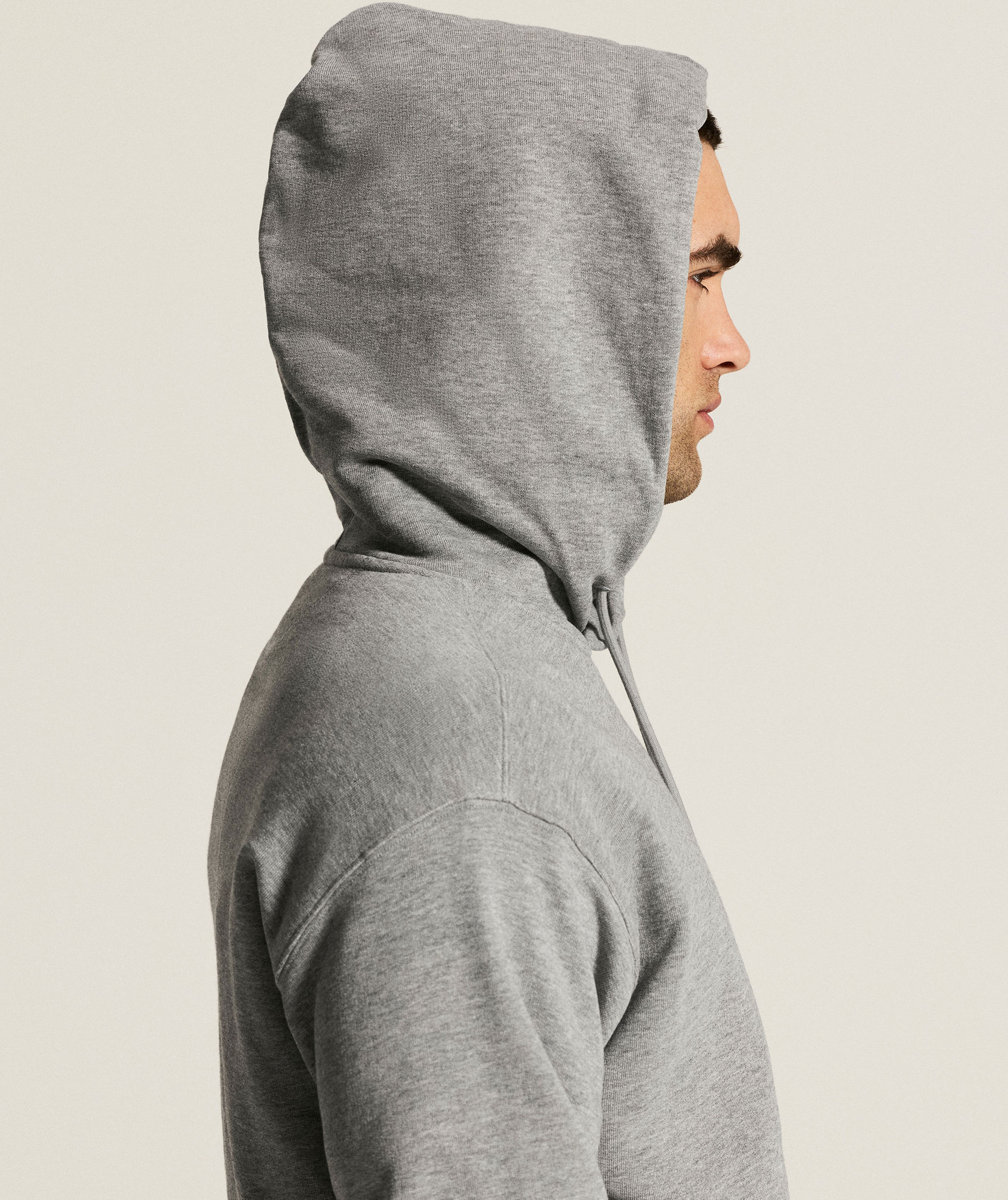 Craft Frequent hoodie, Grey melange, large image number 4