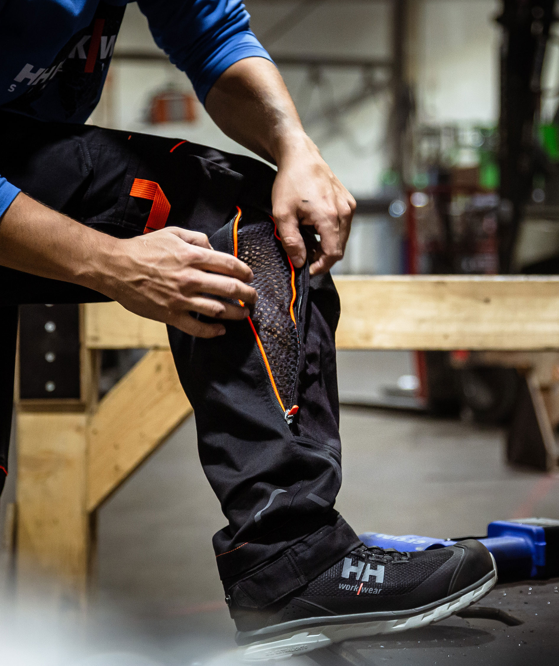 Helly Hansen Chelsea Evo. BRZ work trousers, Black, large image number 3