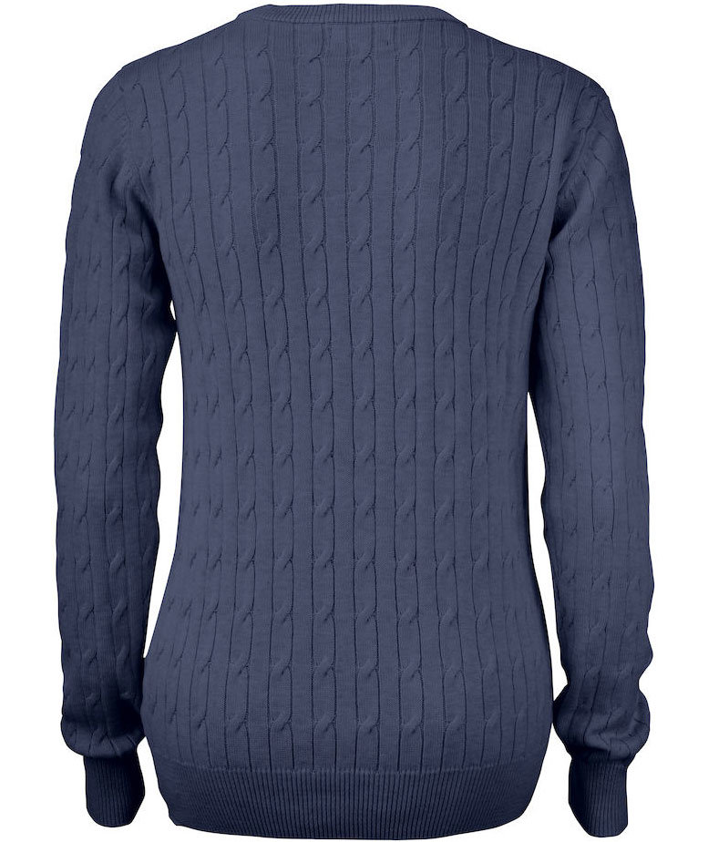 Cutter & Buck dame strikk pullover, Navy melange, large image number 2