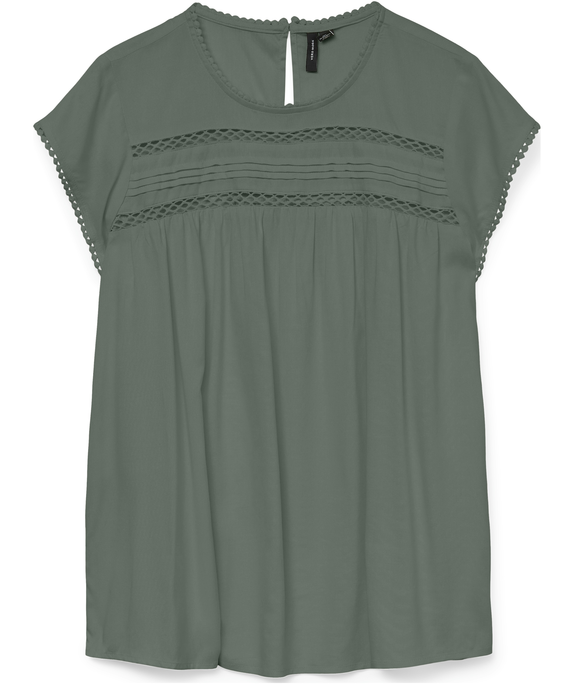 Vero Moda VMDEBBIE PLEAT blus dam, Laurel Wreath