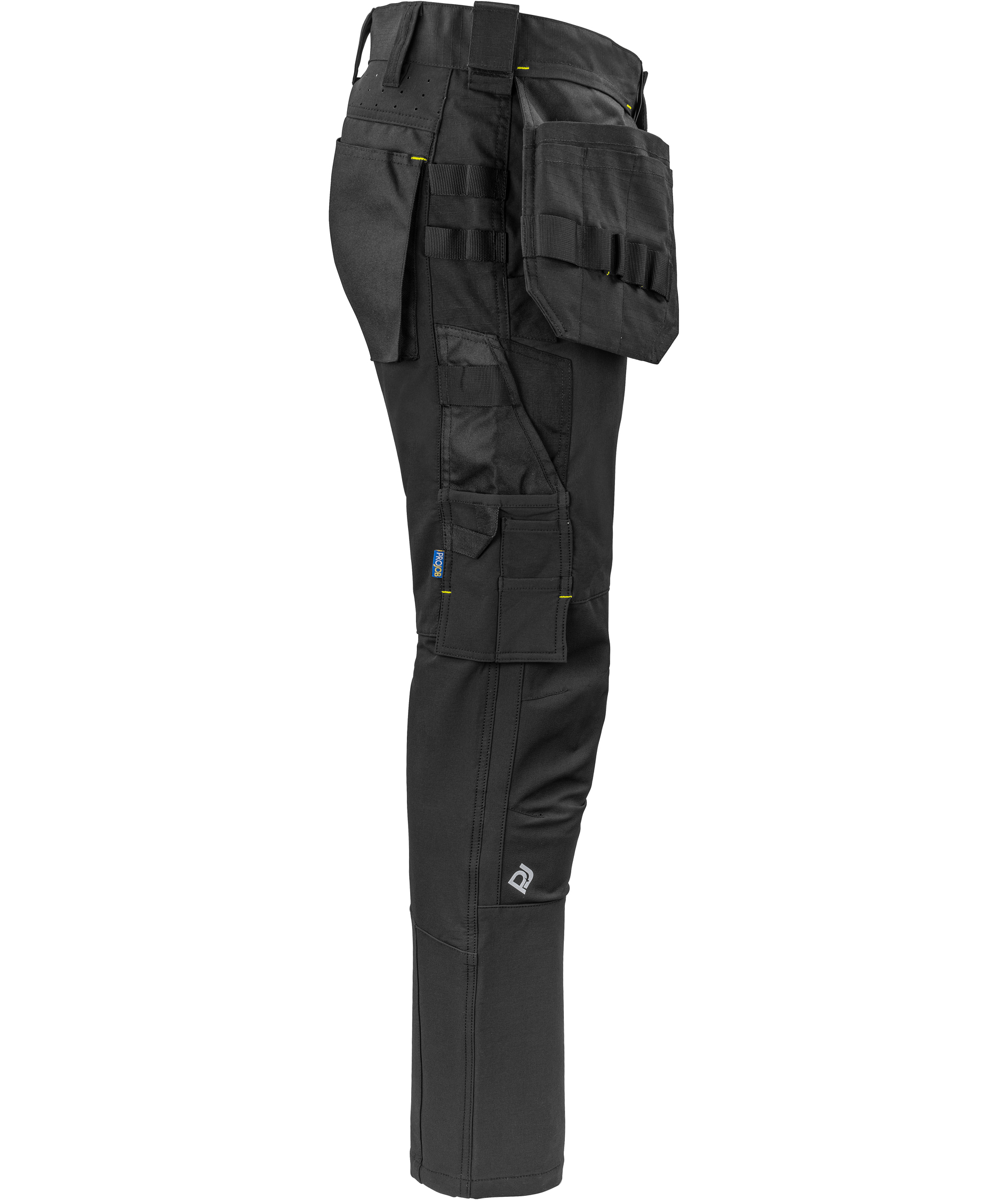 ProJob Handwerkerhose 5551 full stretch, Black, large image number 2