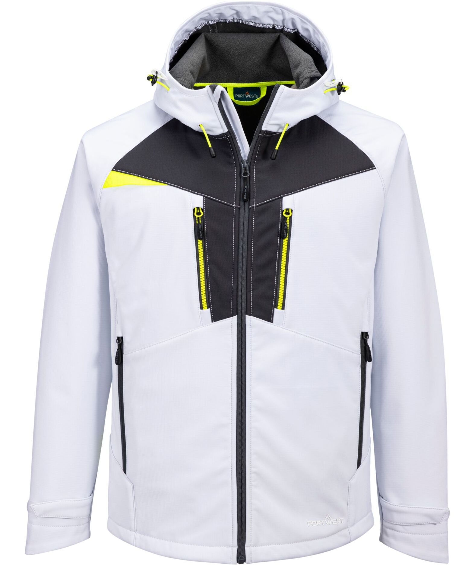 Portwest DX4 softshelljacka full stretch, Vit