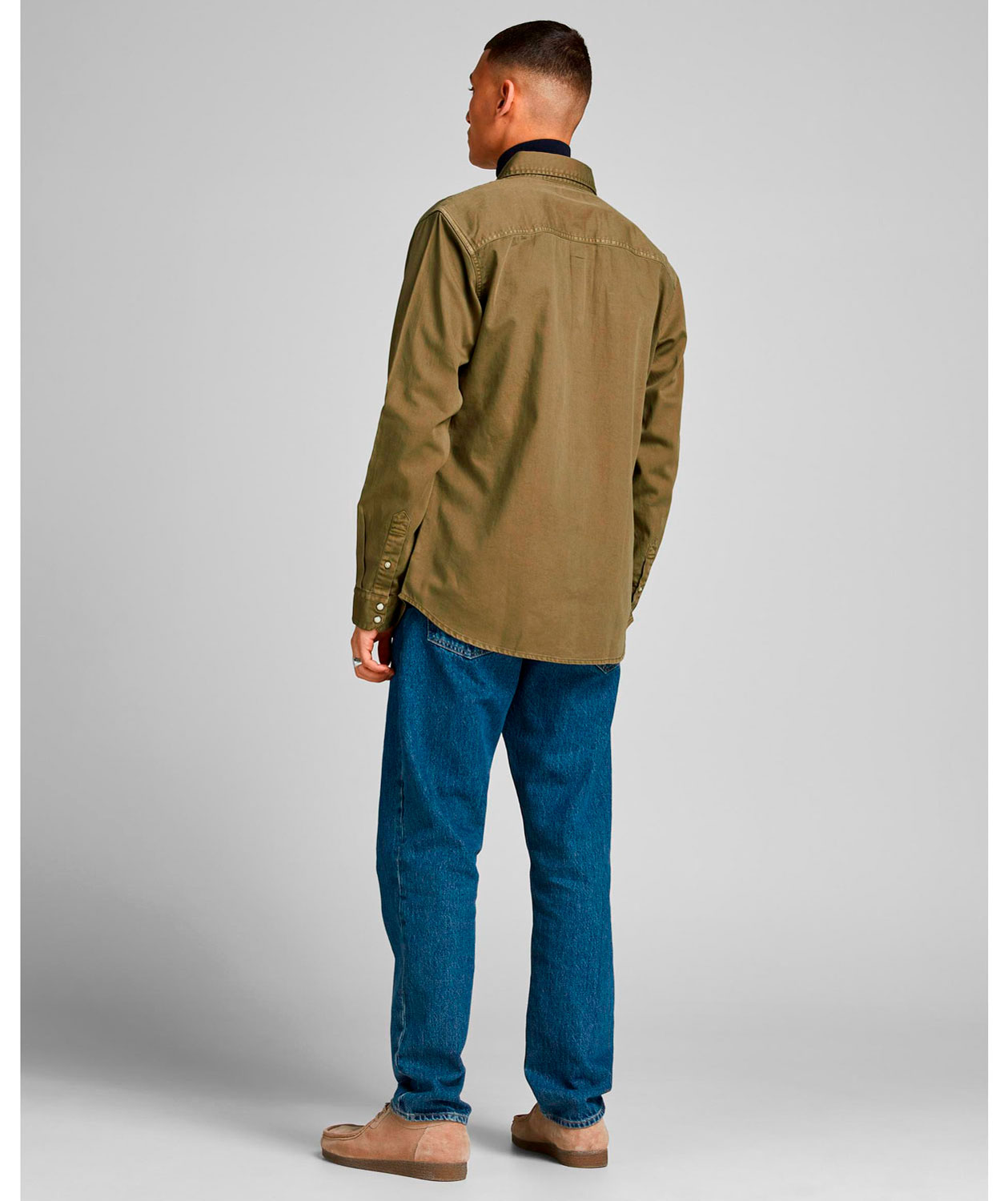 Jack & Jones JJESHERIDAN Slim fit skjorte, Forest Night, large image number 2