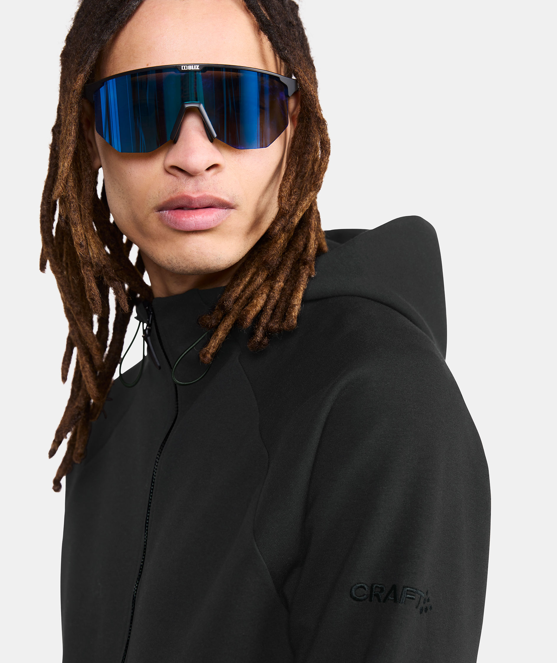 Craft ADV Join hoodie med dragkedja, Black, large image number 5