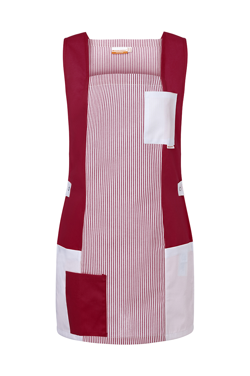 Karlowsky Nala dubbelf&ouml;rkl&auml;de dam, Bordeaux/white