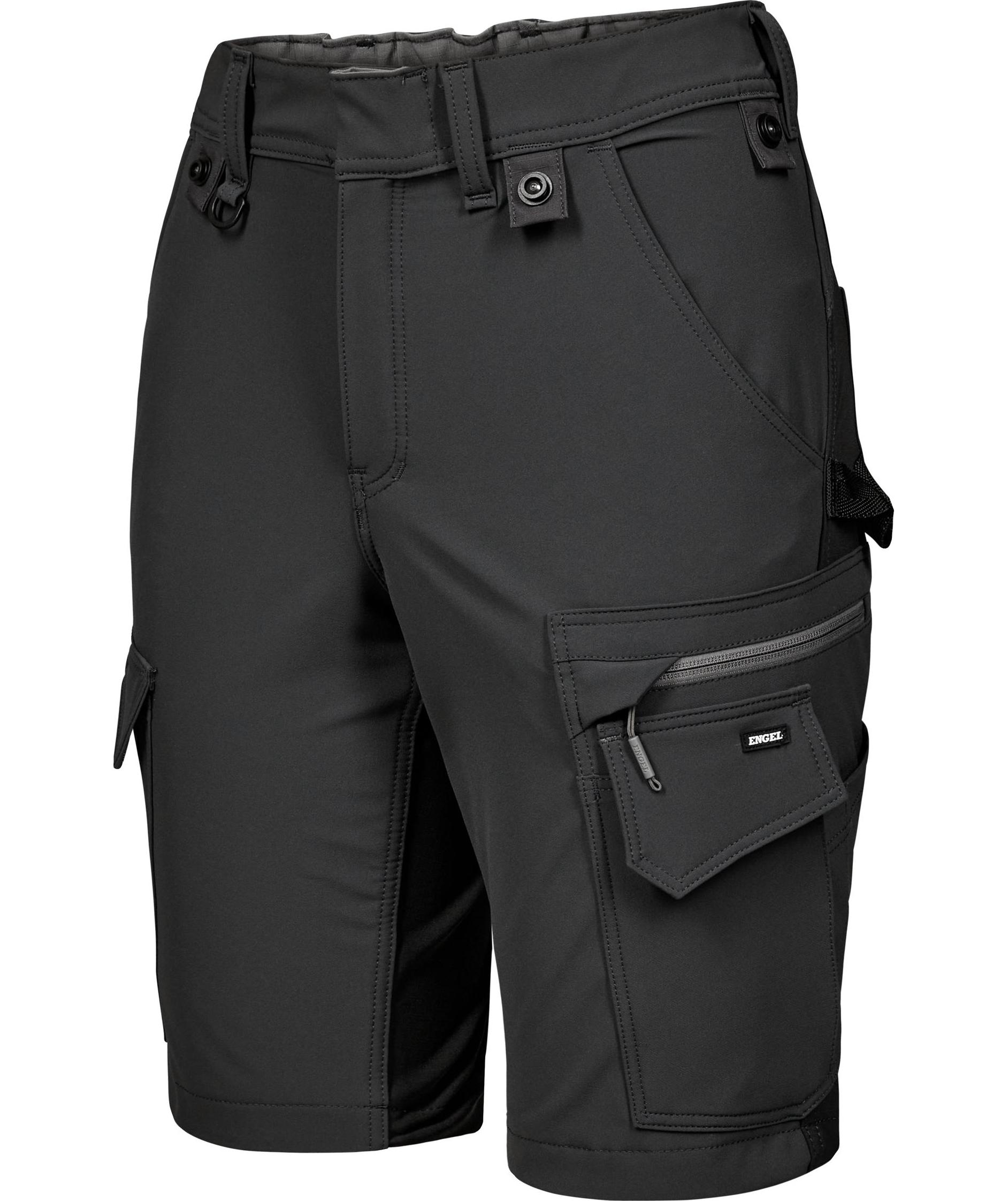 Engel Entire dame arbeidsshorts full stretch, Anthracite Grey/Black, large image number 3