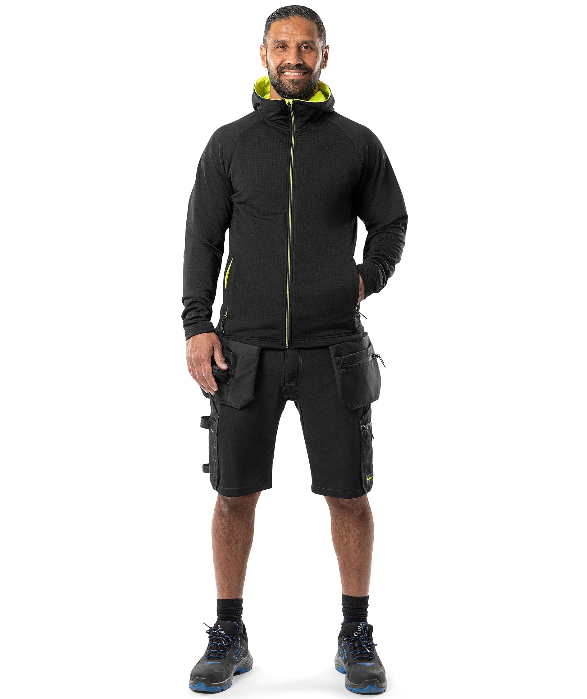 Fristads Flex Shorts 2803 GHST full stretch, Svart, large image number 5