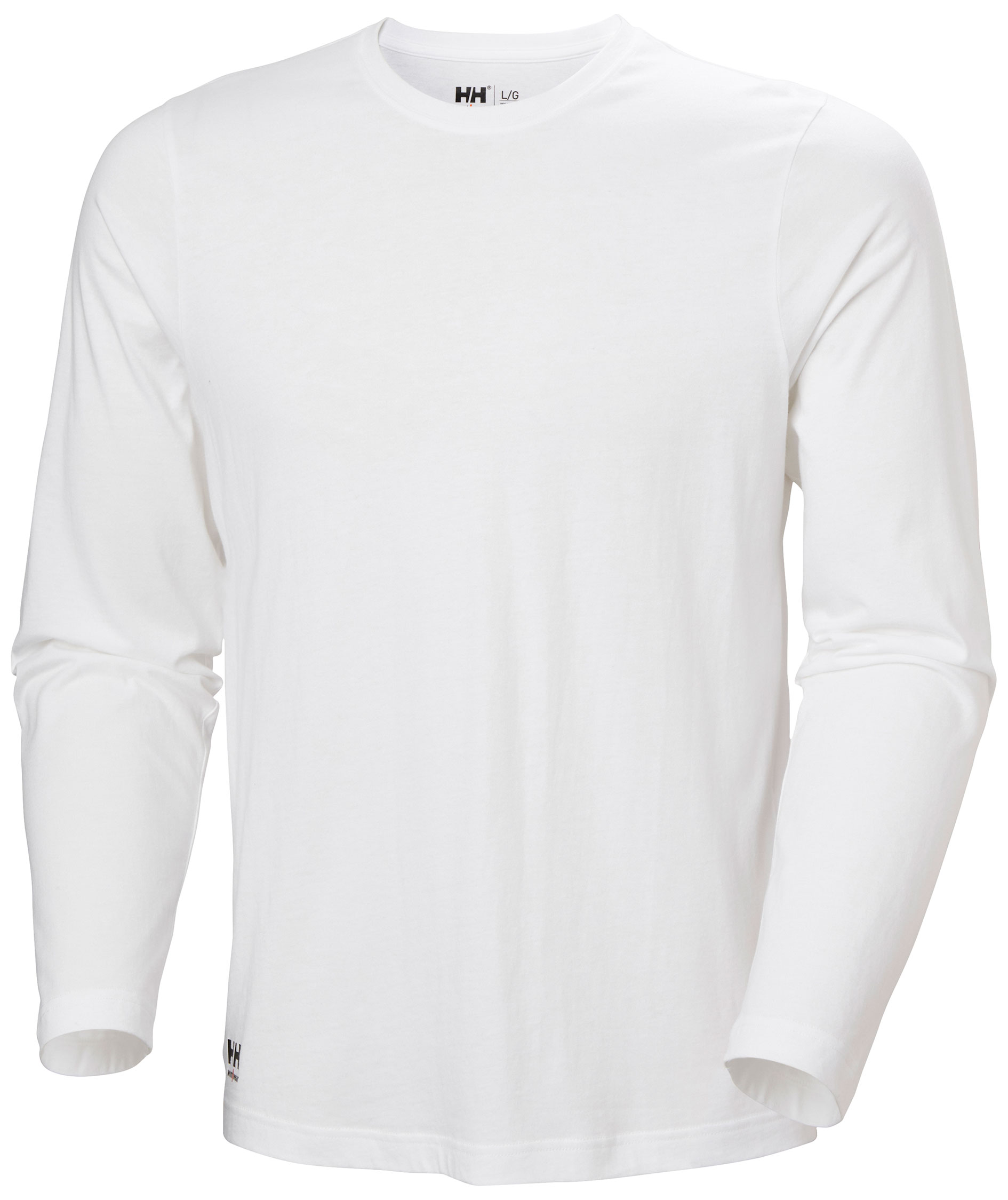 Helly Hansen Classic l&aring;ng&auml;rmad T-shirt, Vit, Vit, swatch