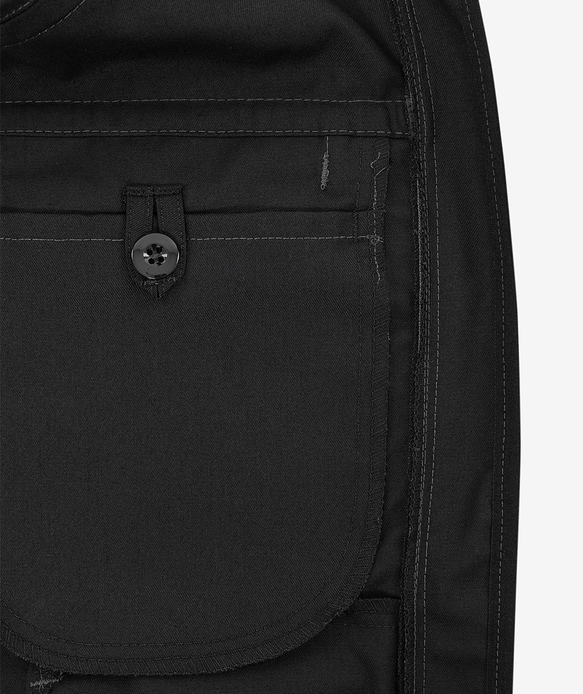 Fristads arbejdsvest 5555 STFP, Sort/Gr&aring;, large image number 6