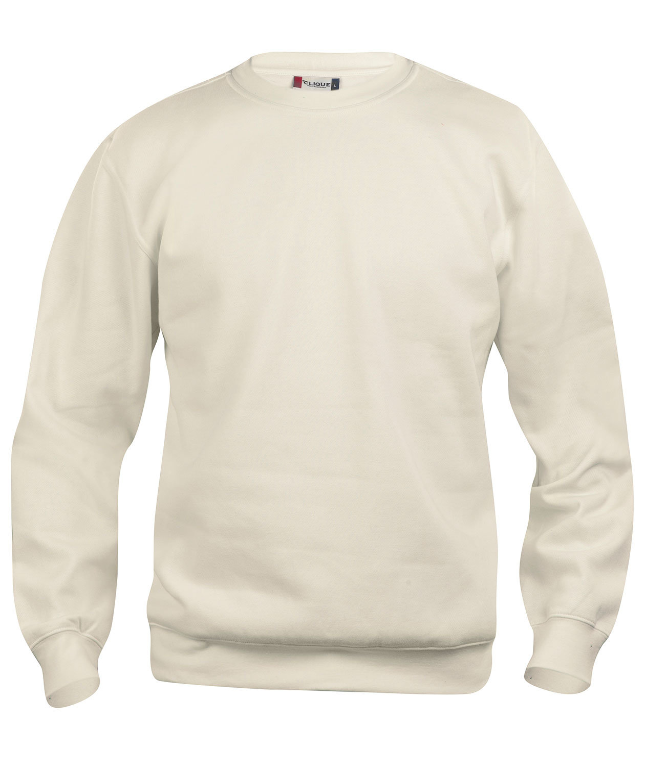 Clique Basic Roundneck sweatshirt, Ljus Khaki, Ljus Khaki, swatch