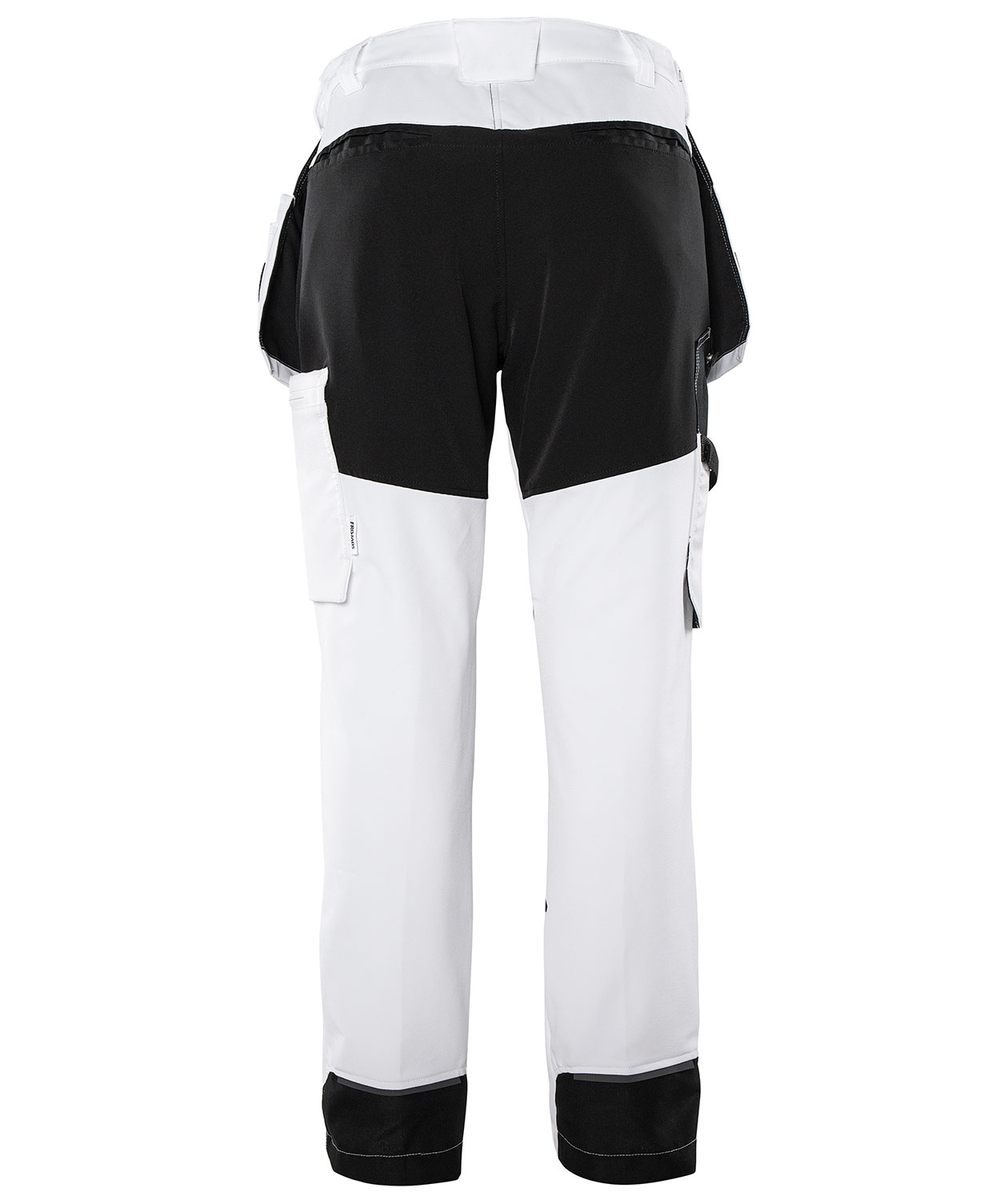 Fristads h&aring;ndverksbukse full stretch 2760 LWS, Hvit/Svart, large image number 3