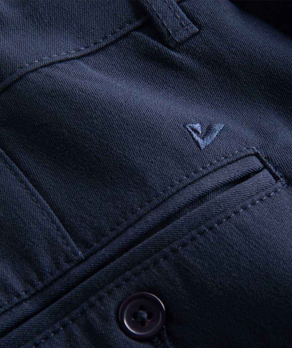 NewTurn stretch slim fit chinos, Navy, large image number 3