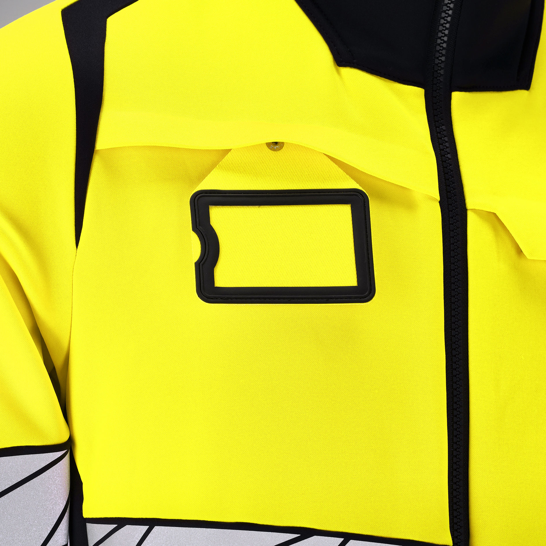 Mascot Accelerate Safe fleecegenser, Svart/Hi-Vis Gul, large image number 4