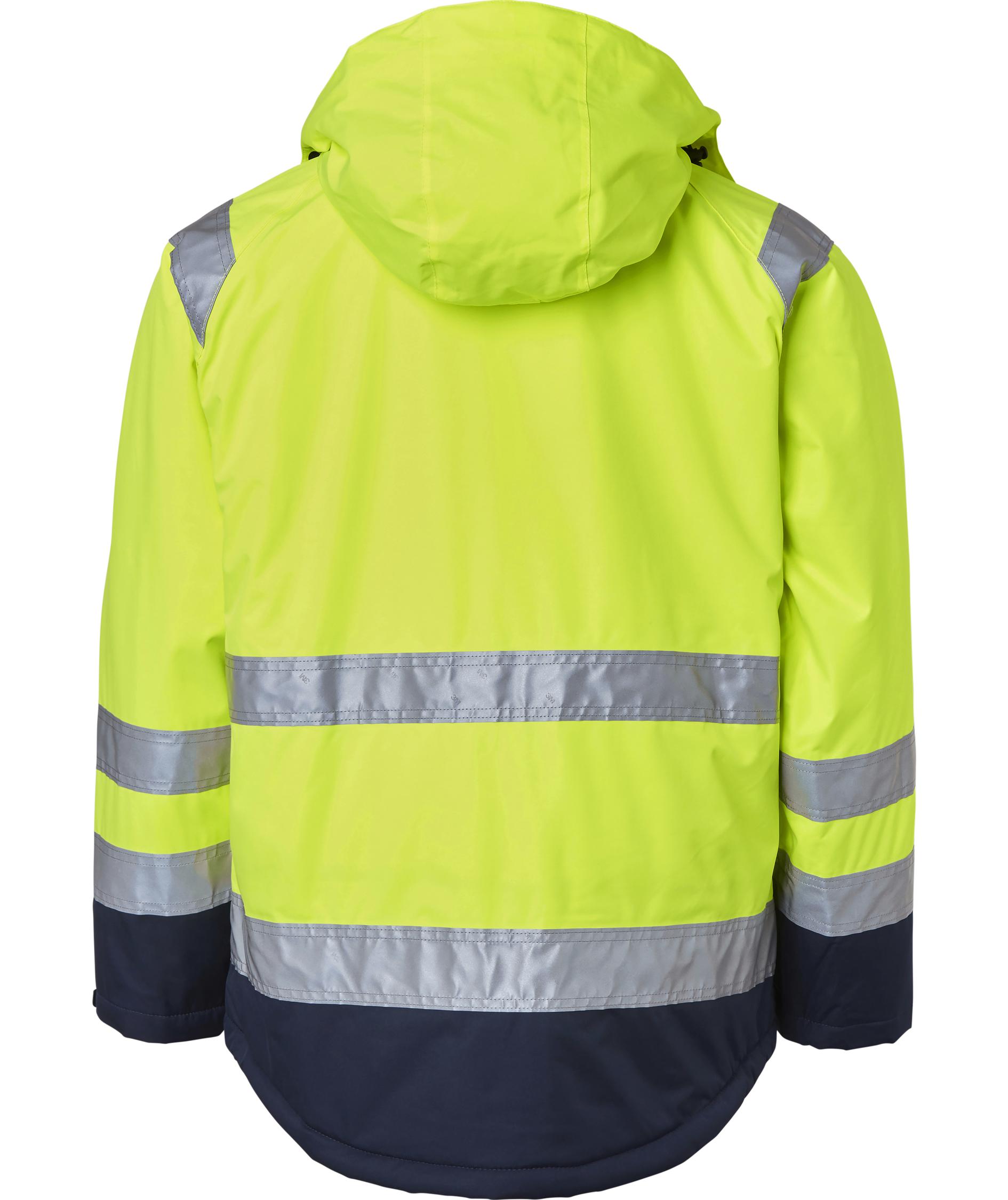 Top Swede vinterjakke 122, Hi-Vis Gul/Navy