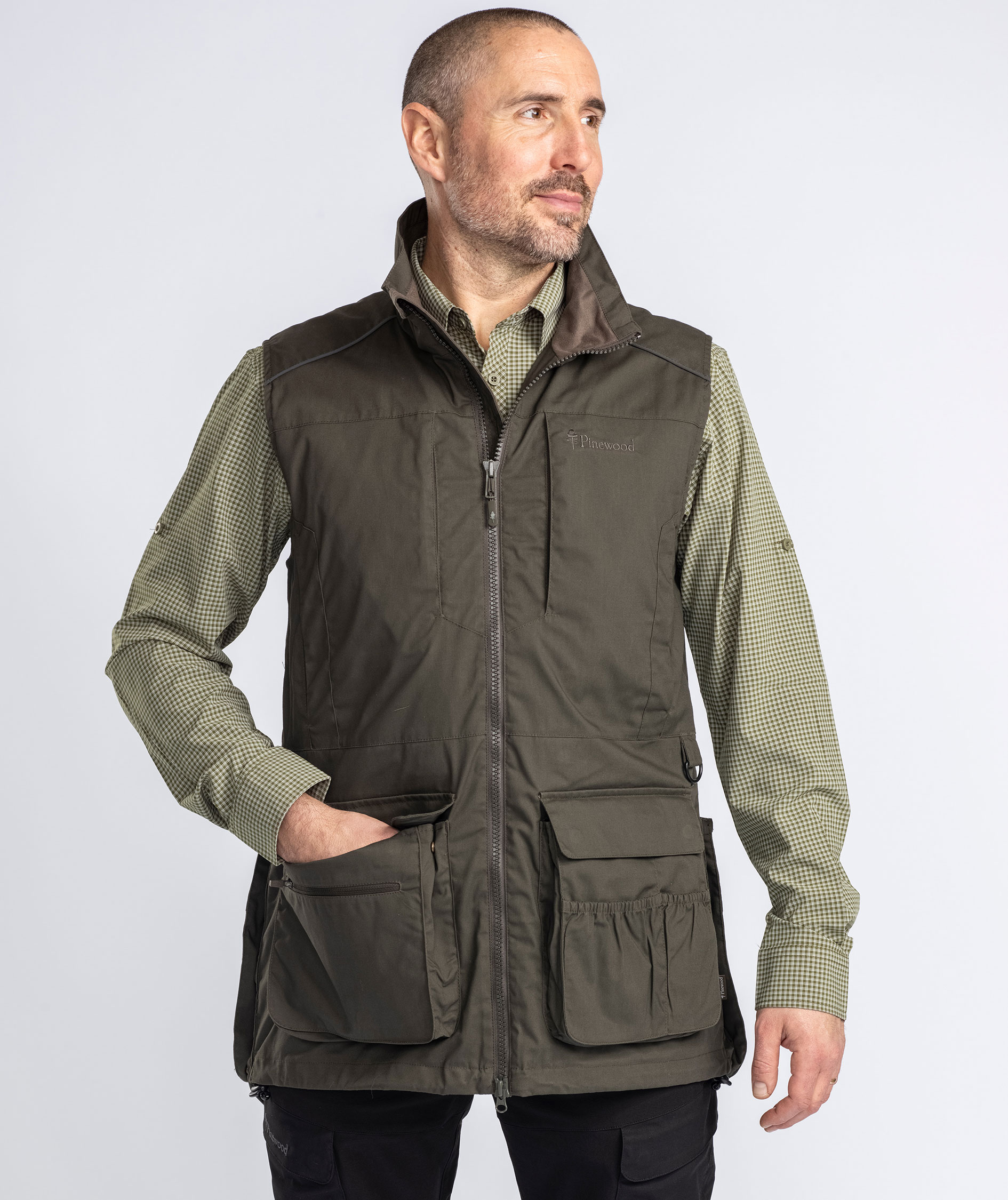 Pinewood&nbsp;Dog Sports Trainer vest, Moss green