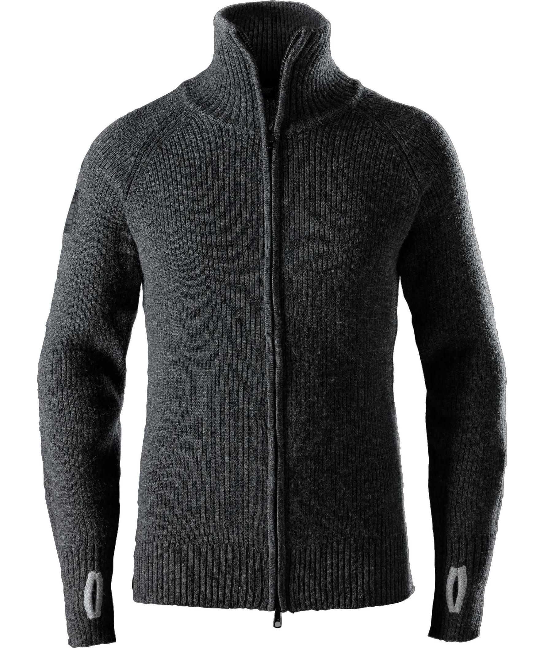 Snickers Wollcardigan 2906, Dark Grey Melange, Dark Grey Melange, swatch