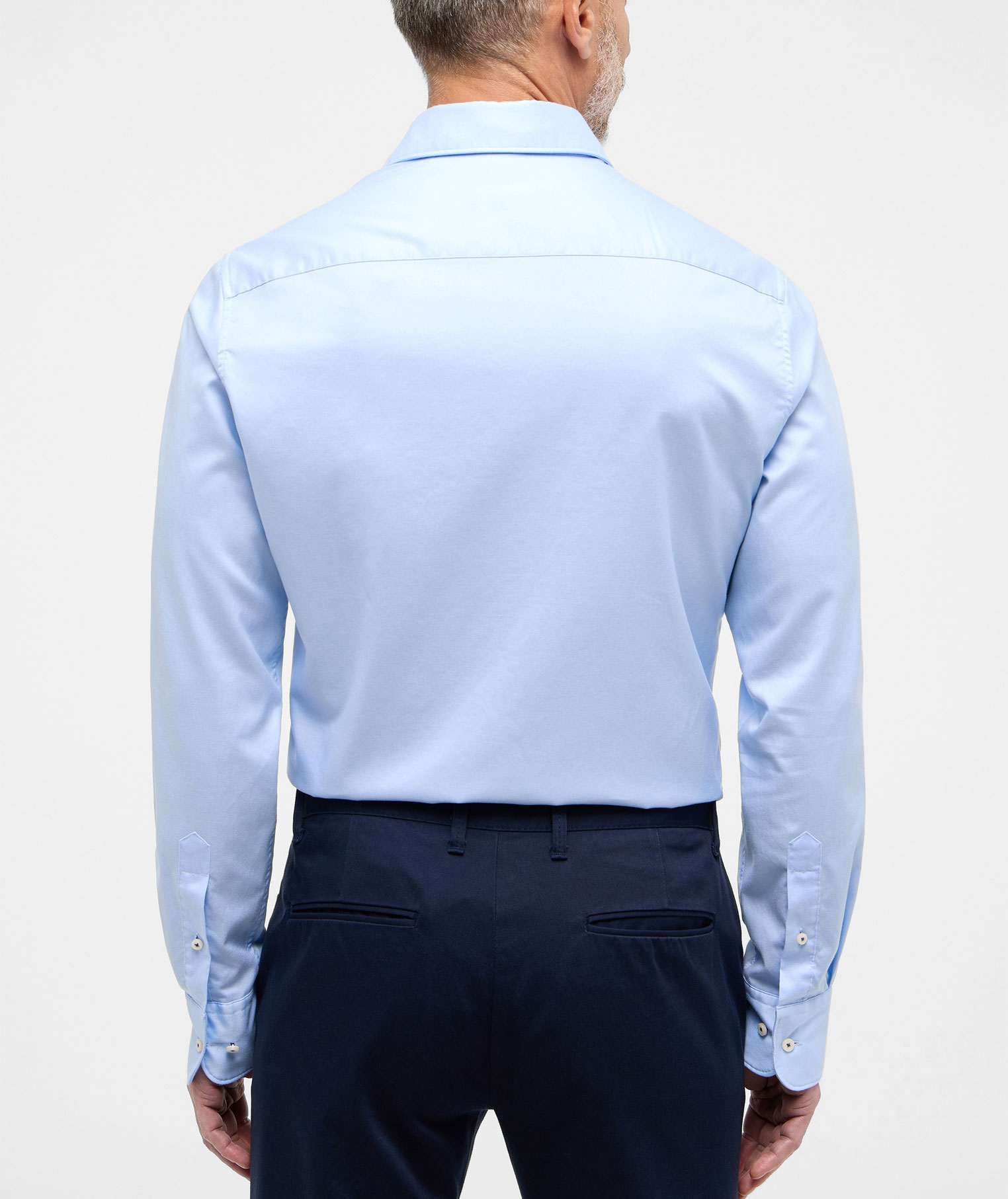 Eterna Soft Tailoring slim fit Hemd, Light blue, large image number 2