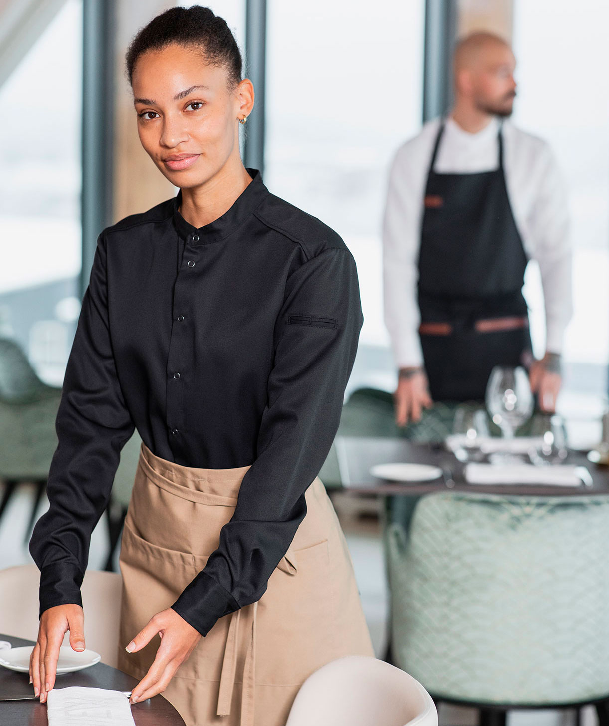 Segers 1109 Kochhemd, Schwarz, large image number 5