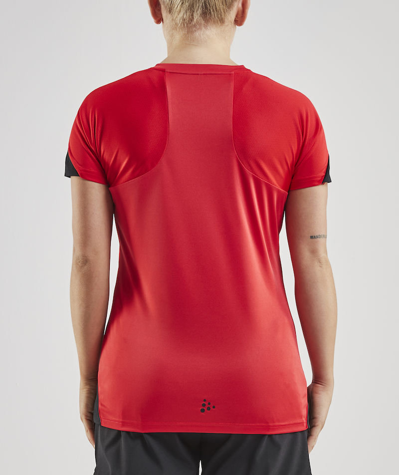 Craft Pro Control Impact Damen T-Shirt, Rot/Schwarz, large image number 3