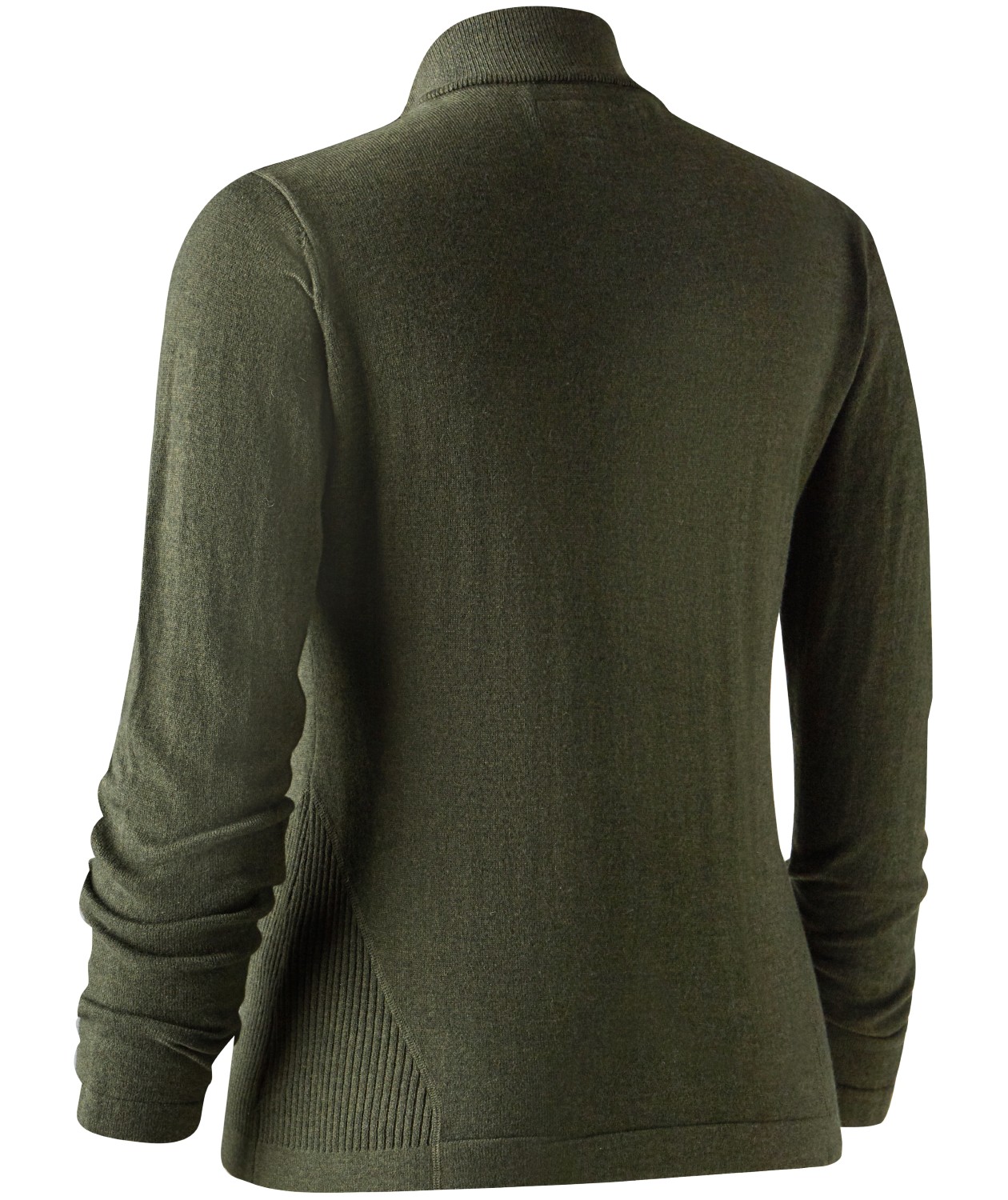 Deerhunter Lady Darlington stickad cardigan med merinoull, Green Melange