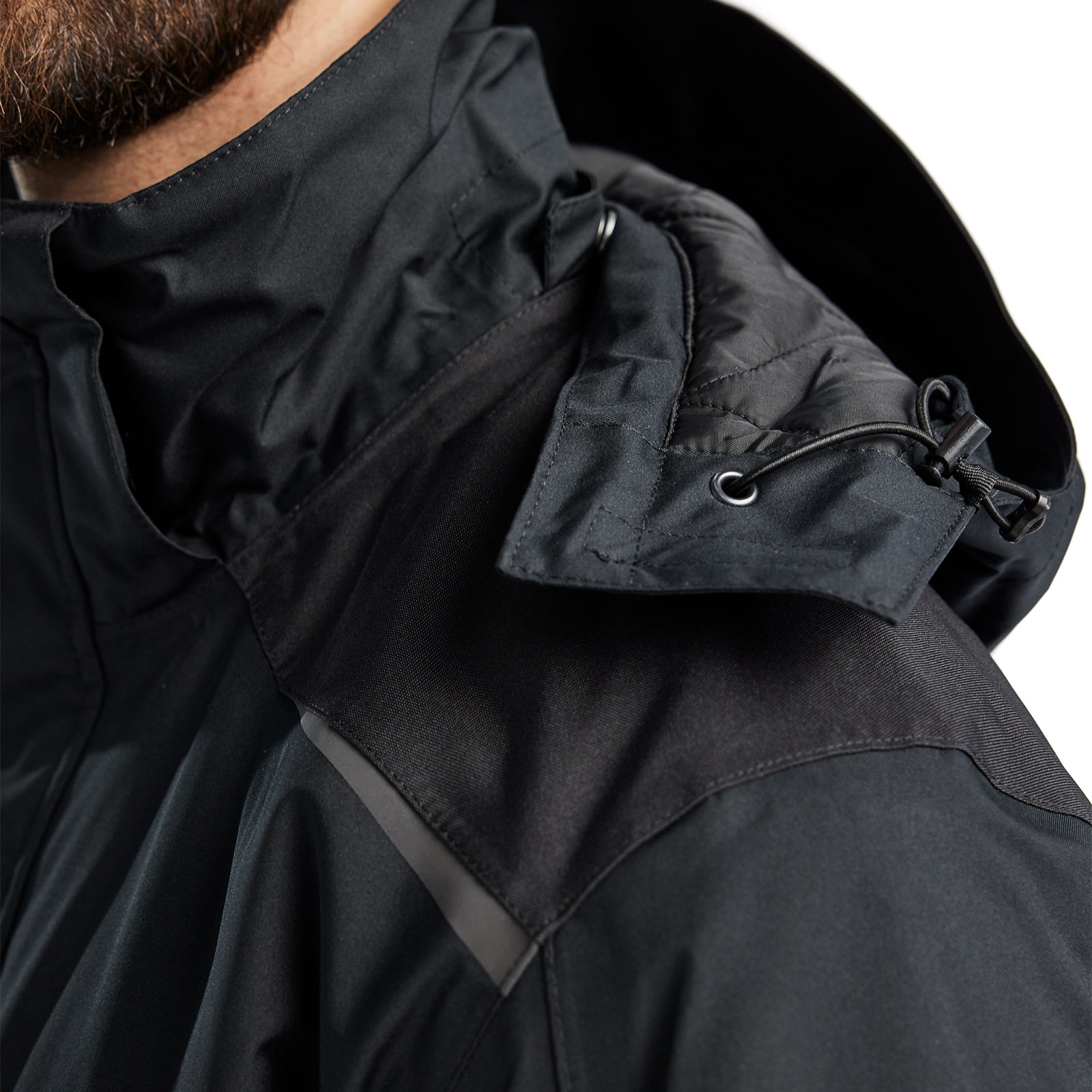 Bl&aring;kl&auml;der vinterjakke, Svart, large image number 6