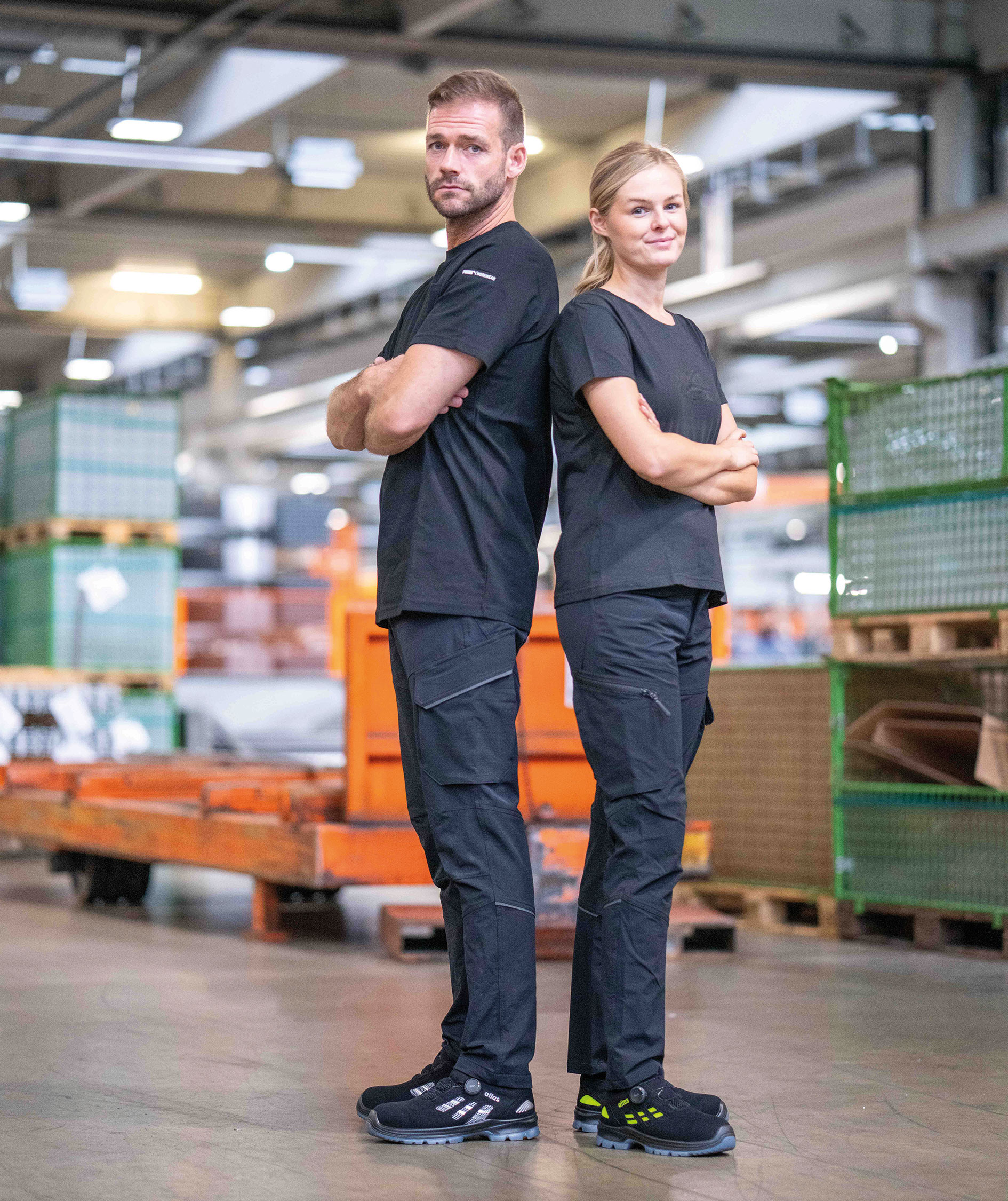 Atlas Flash 3200 Boa&reg; sikkerhedssko S1, Sort