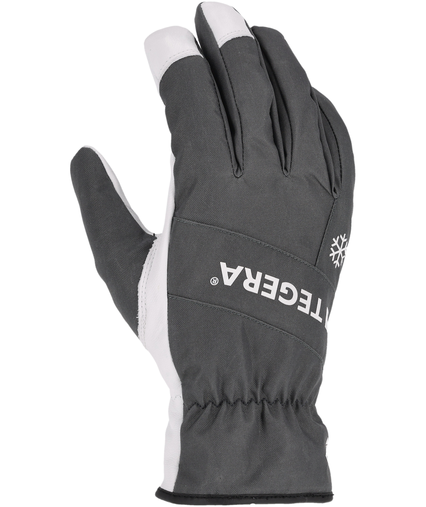 Tegera 287 vinter arbeidshansker, Gr&aring;/Hvit, large image number 2