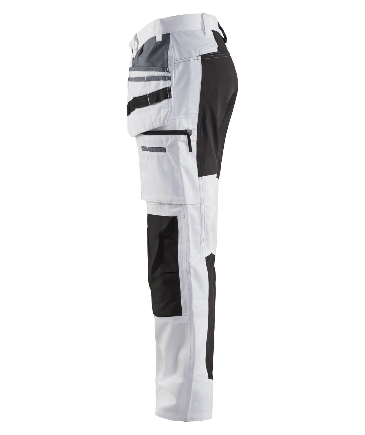 Bl&aring;kl&auml;der hantverksbyxa, Vit, large image number 3