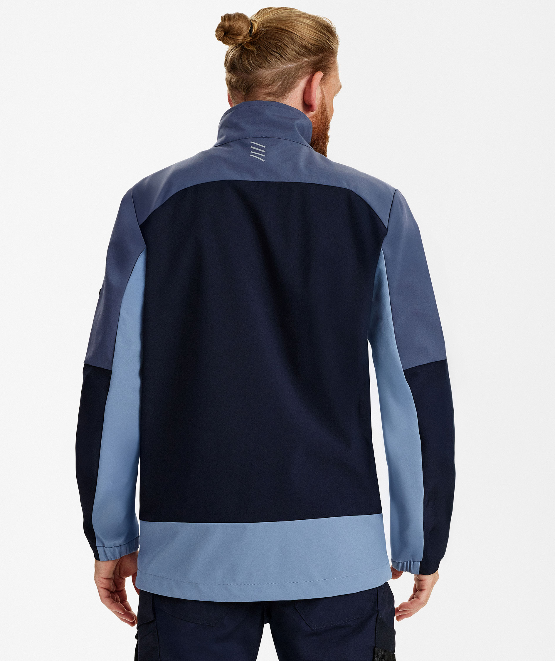 Engel Entire softshelljacka, Deep Blue/Dark Sea, large image number 4