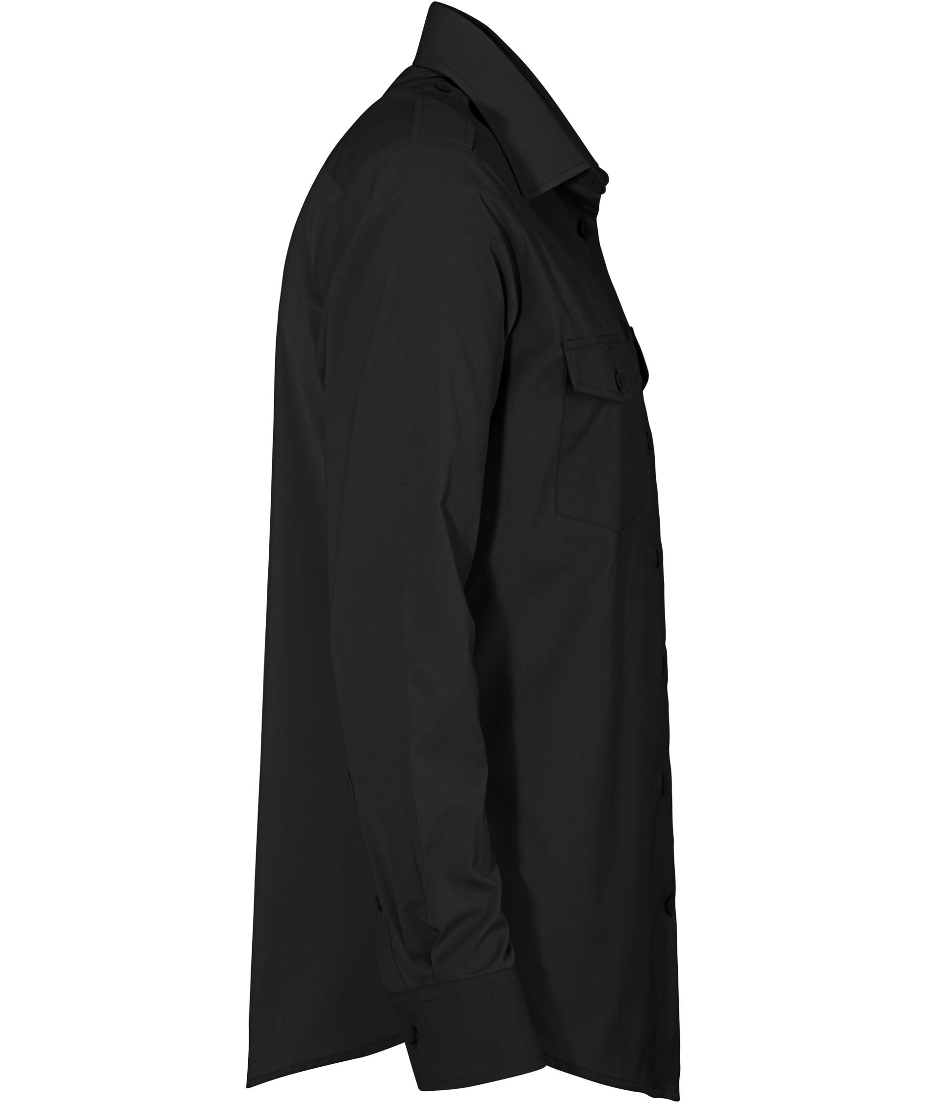 Derby of Sweden Martines Slim Fit Pilotenhemd, Black, large image number 2