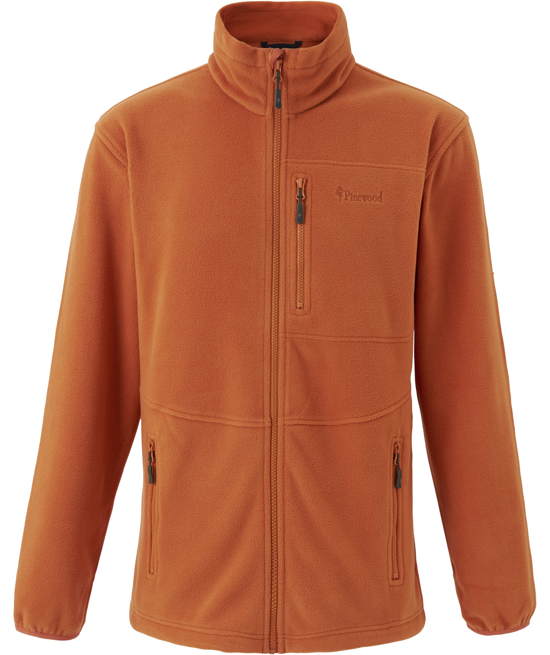 Pinewood Finnveden fleecejakke, Burned Orange, Burned Orange, swatch