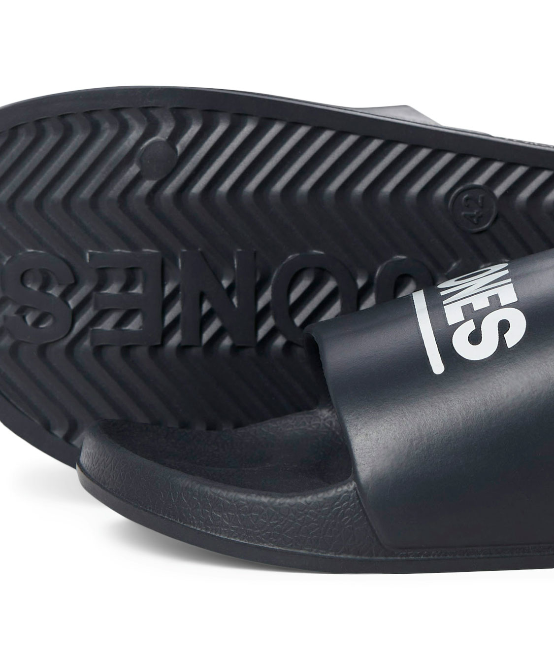 Jack & Jones JFWOLLIE badesandaler, Anthracite, large image number 3