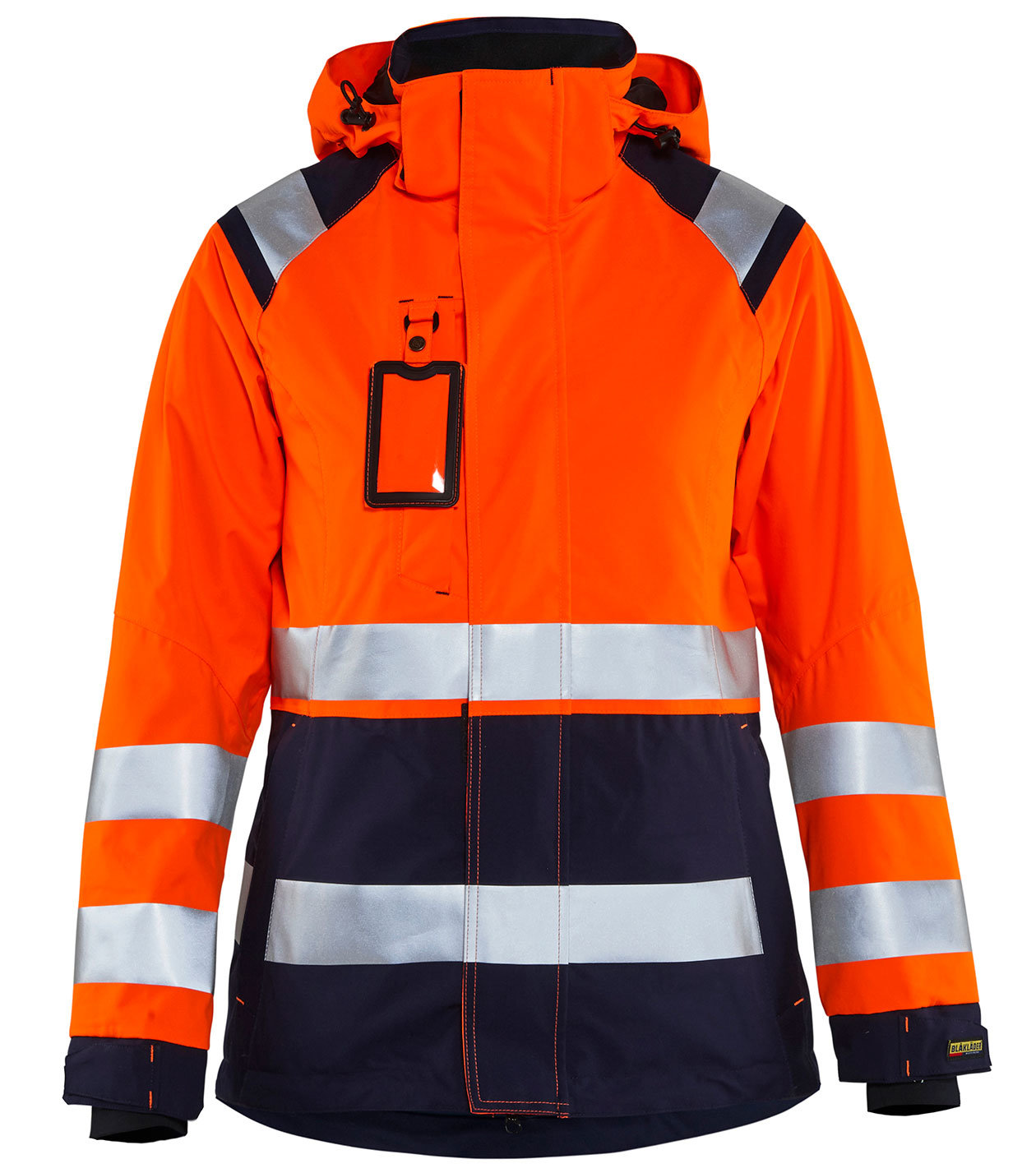 Varsel Orange/Marinbl&aring;