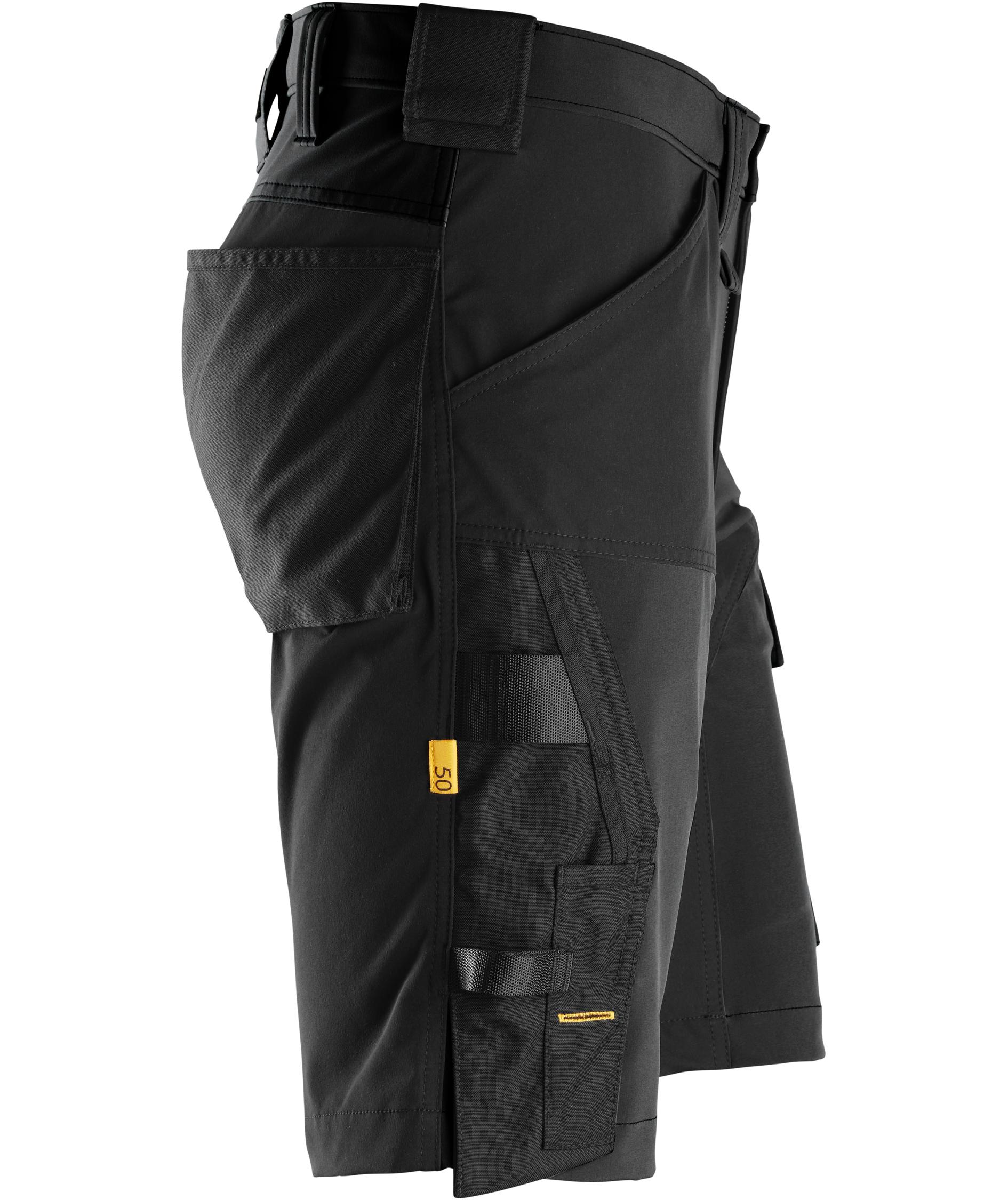 Snickers AllroundWork arbeidsshorts 6173 full, Black/Black, large image number 2