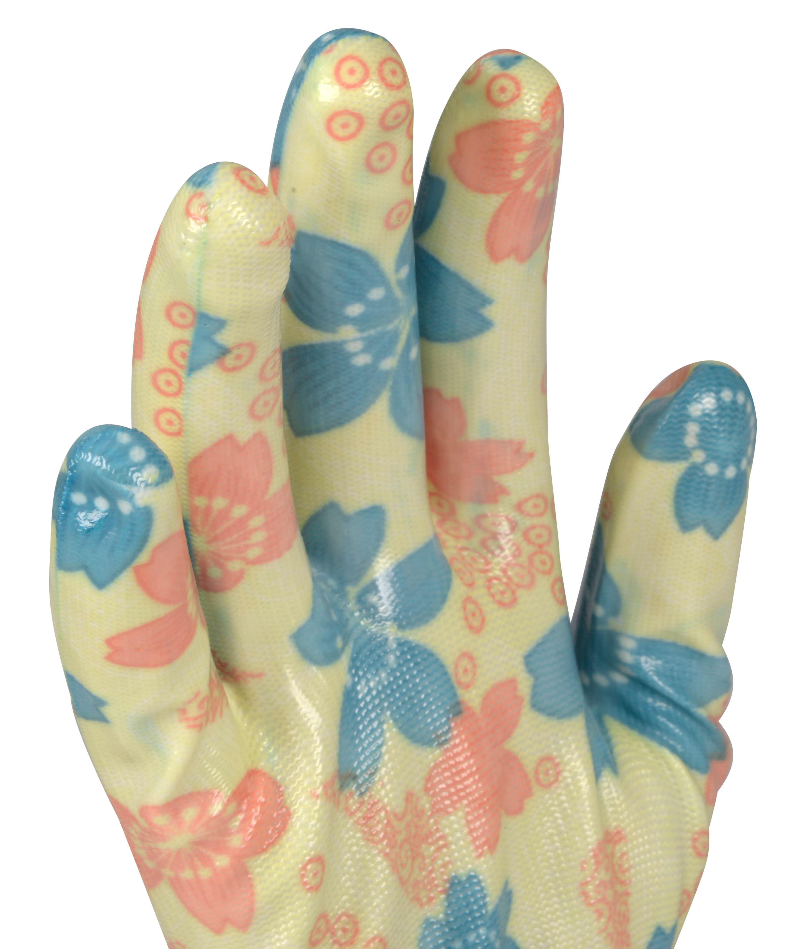 OX-ON Garden Basic 5005 arbeidshansker, Gr&oslash;nn/Bl&aring;, large image number 4