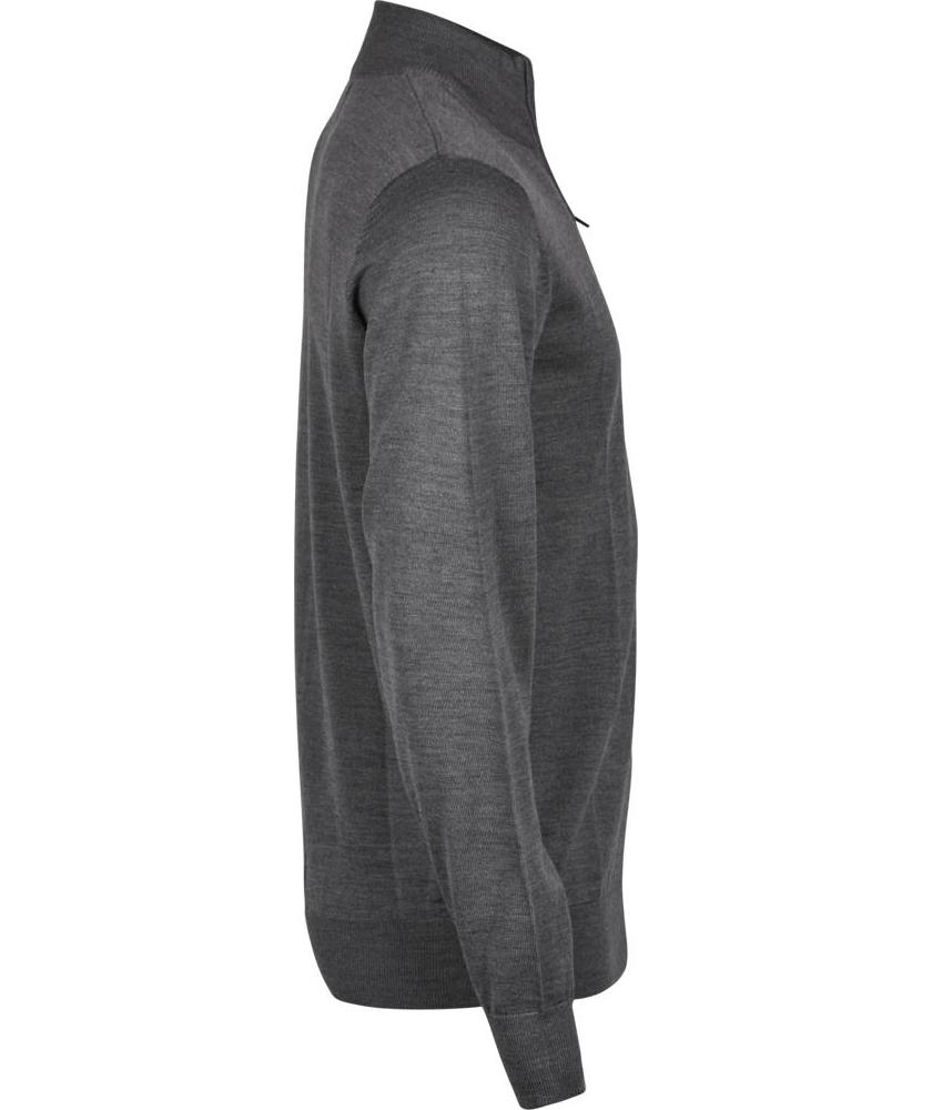 Tee Jays Half-zip sweatshirt, Grey melange, large image number 2