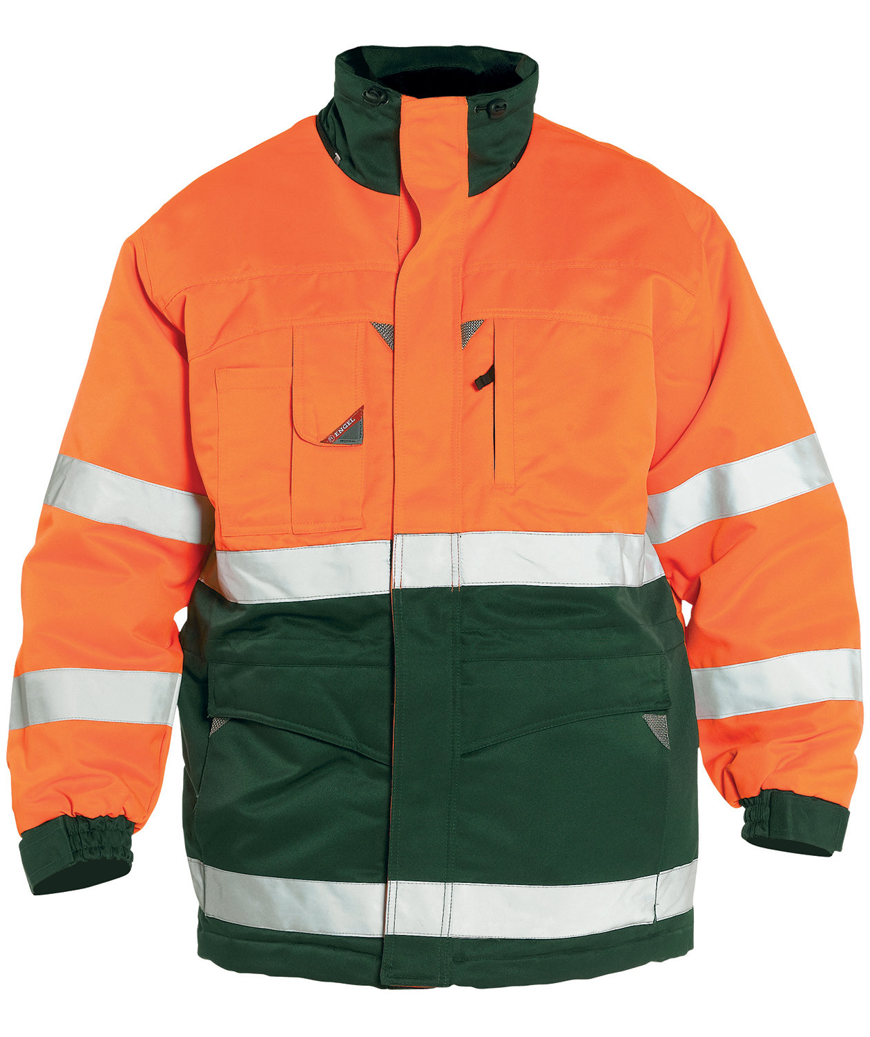 Engel parkas, Hi-vis Oransje/Gr&oslash;nn