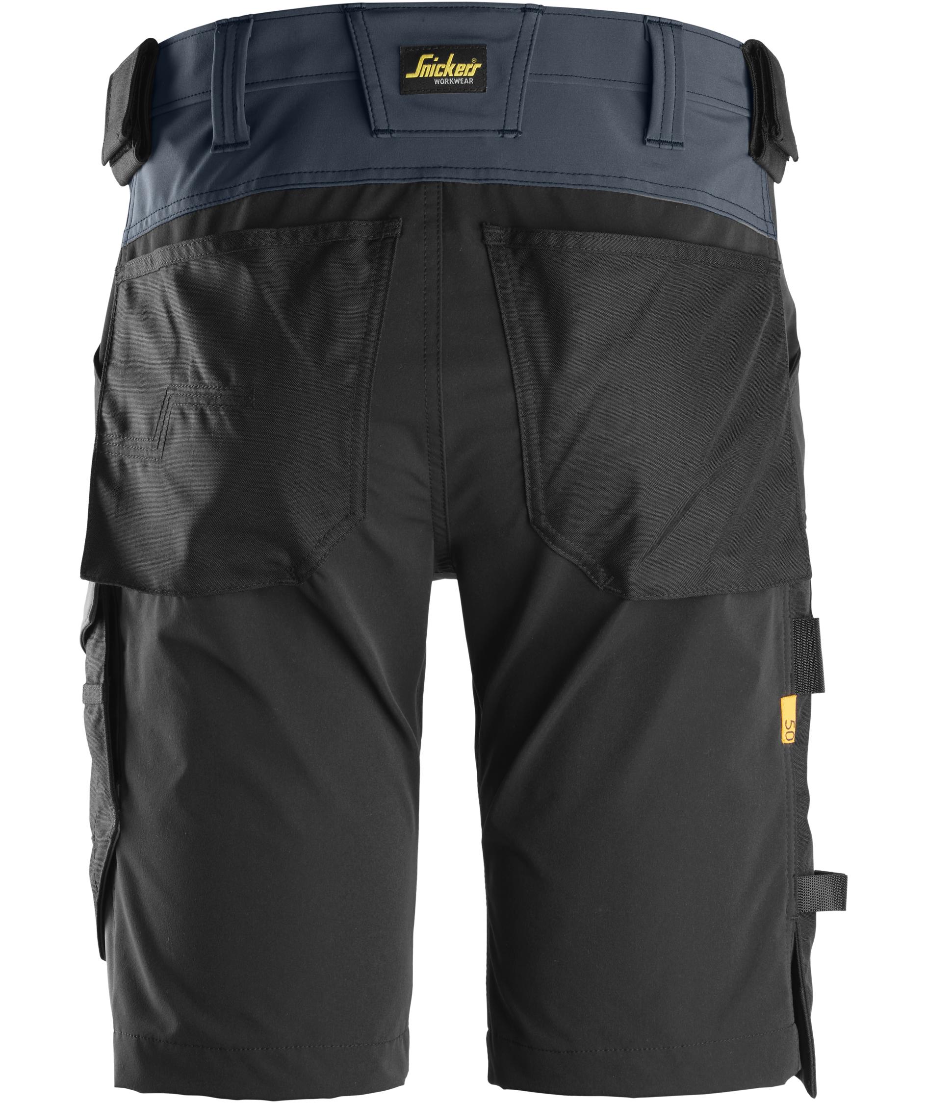 Snickers AllroundWork arbeidsshorts 6173 full, Navy/black, large image number 2