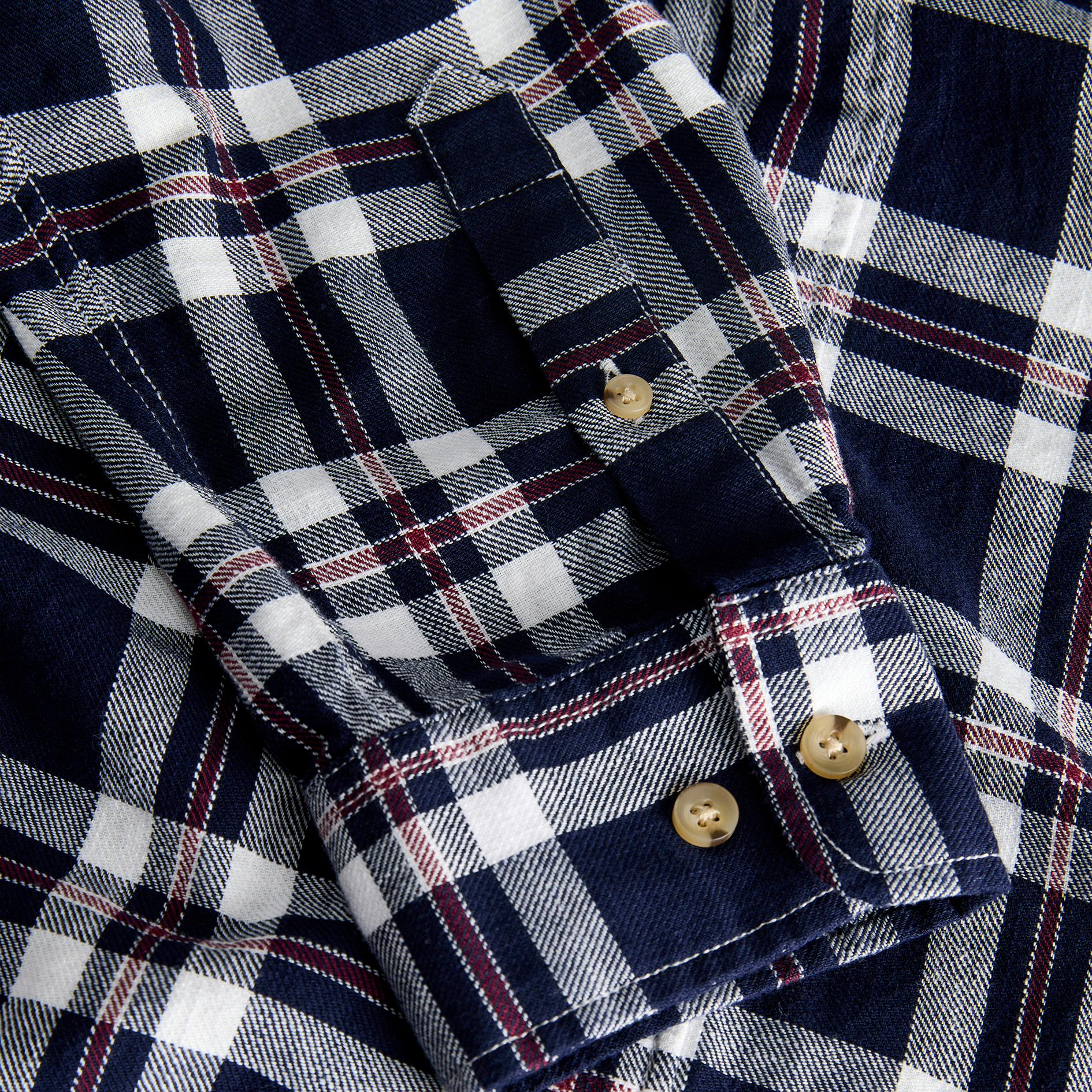 Jack & Jones JJEDOVER CHECK shirt, Navy Blazer, large image number 3