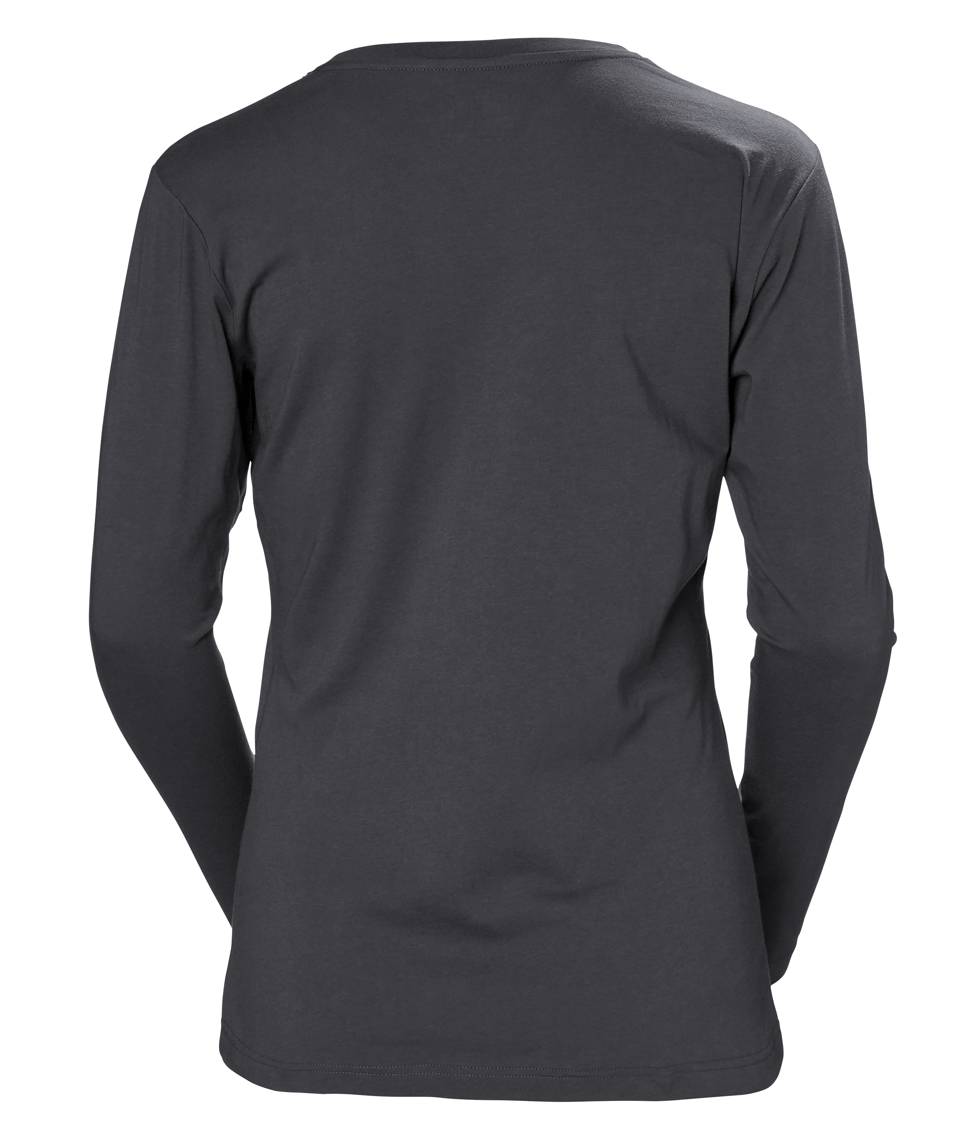Helly Hansen Classic lang&auml;rmliges Damen T-Shirt, Dunkelgrau, large image number 2